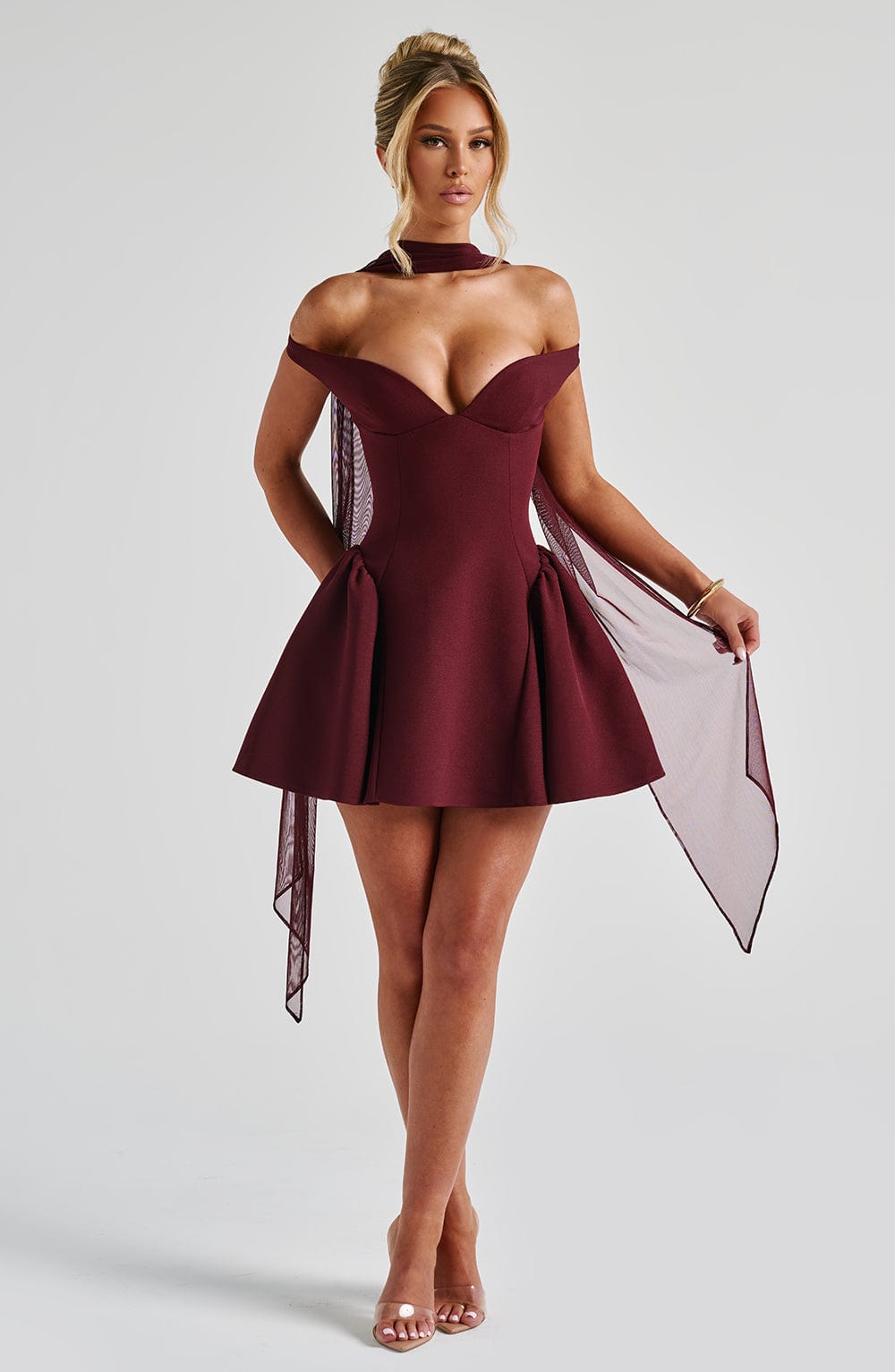 Cherry Lacquer Marla Mini Dress
