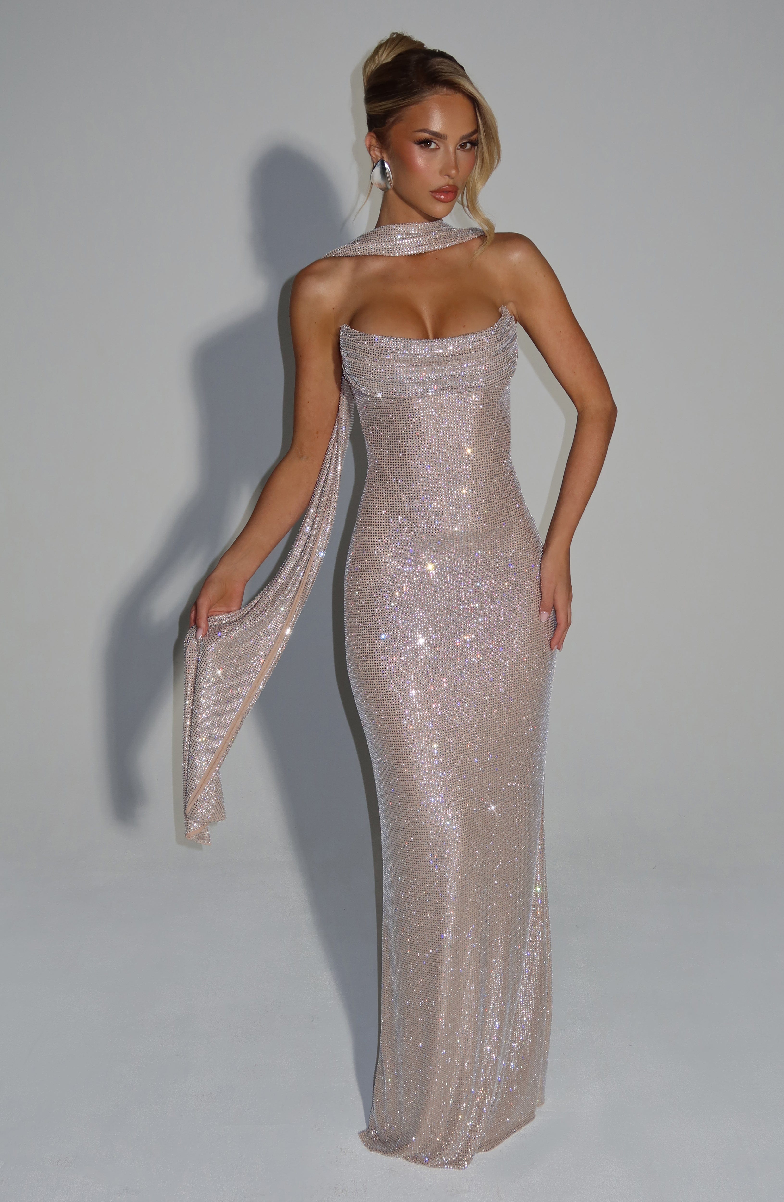 Mirabella Nude Maxi Dress