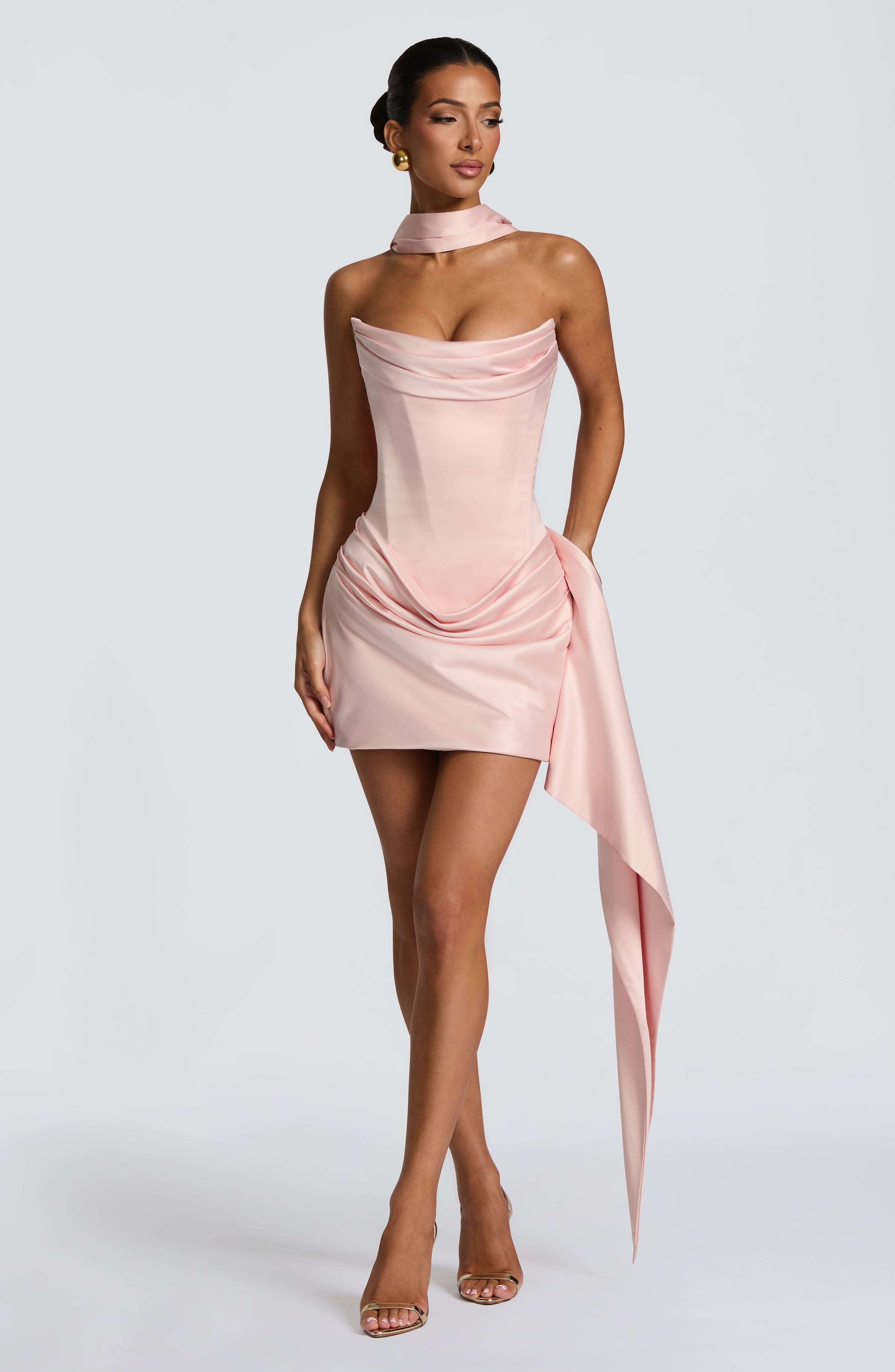 Mona Blush Mini Dress