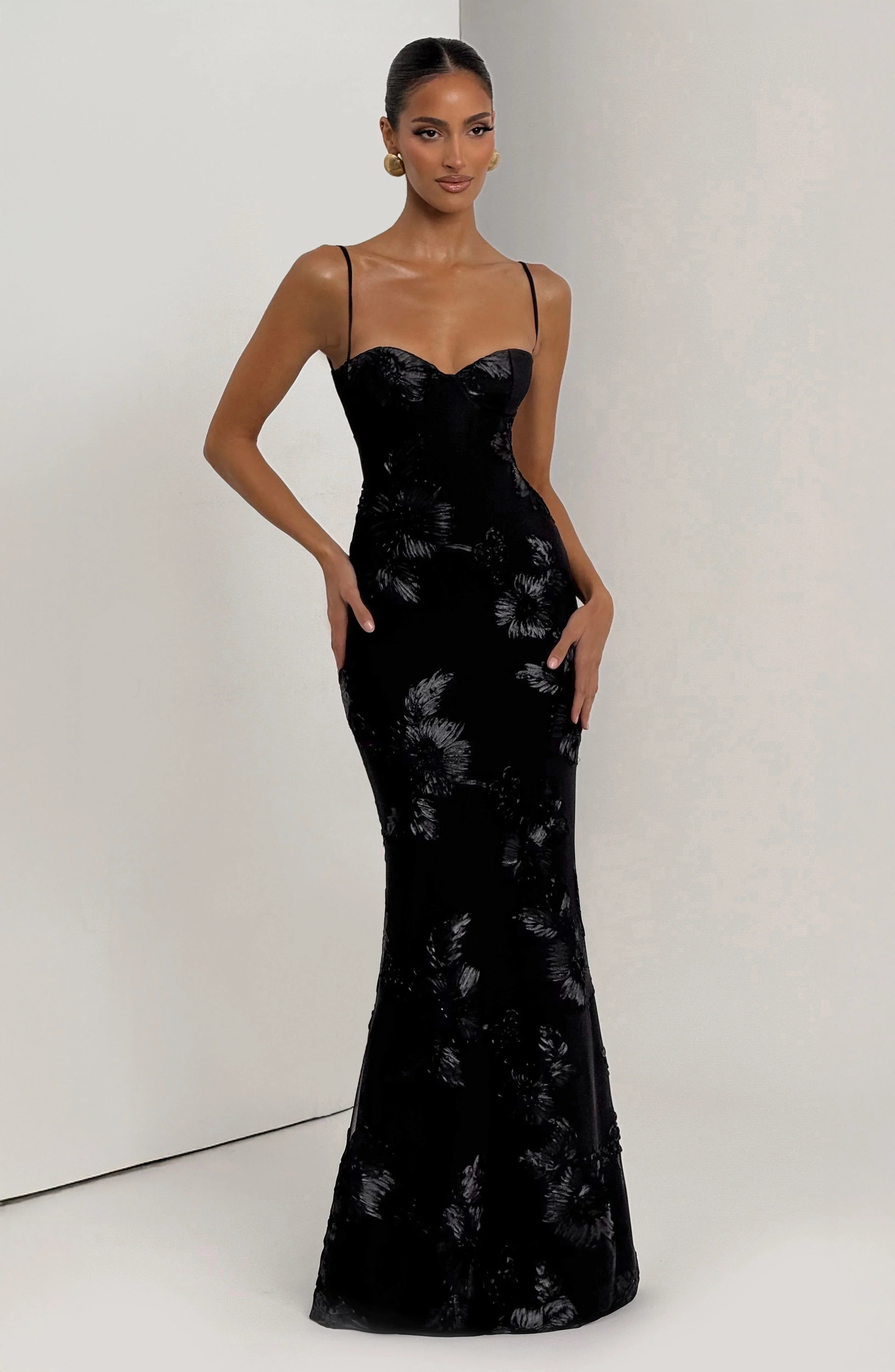 Black Nefertiti Maxi Dress