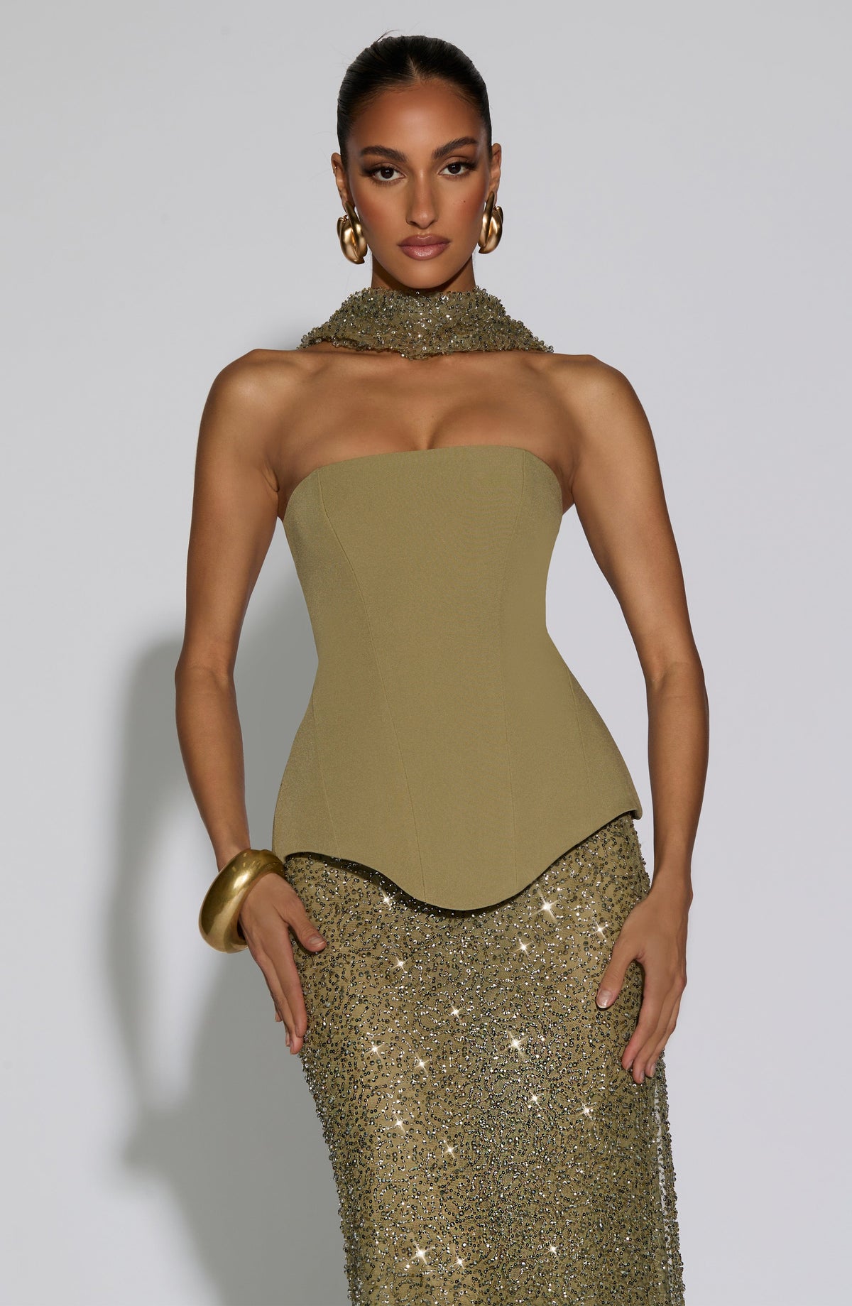 Sage Green Oakley Corset