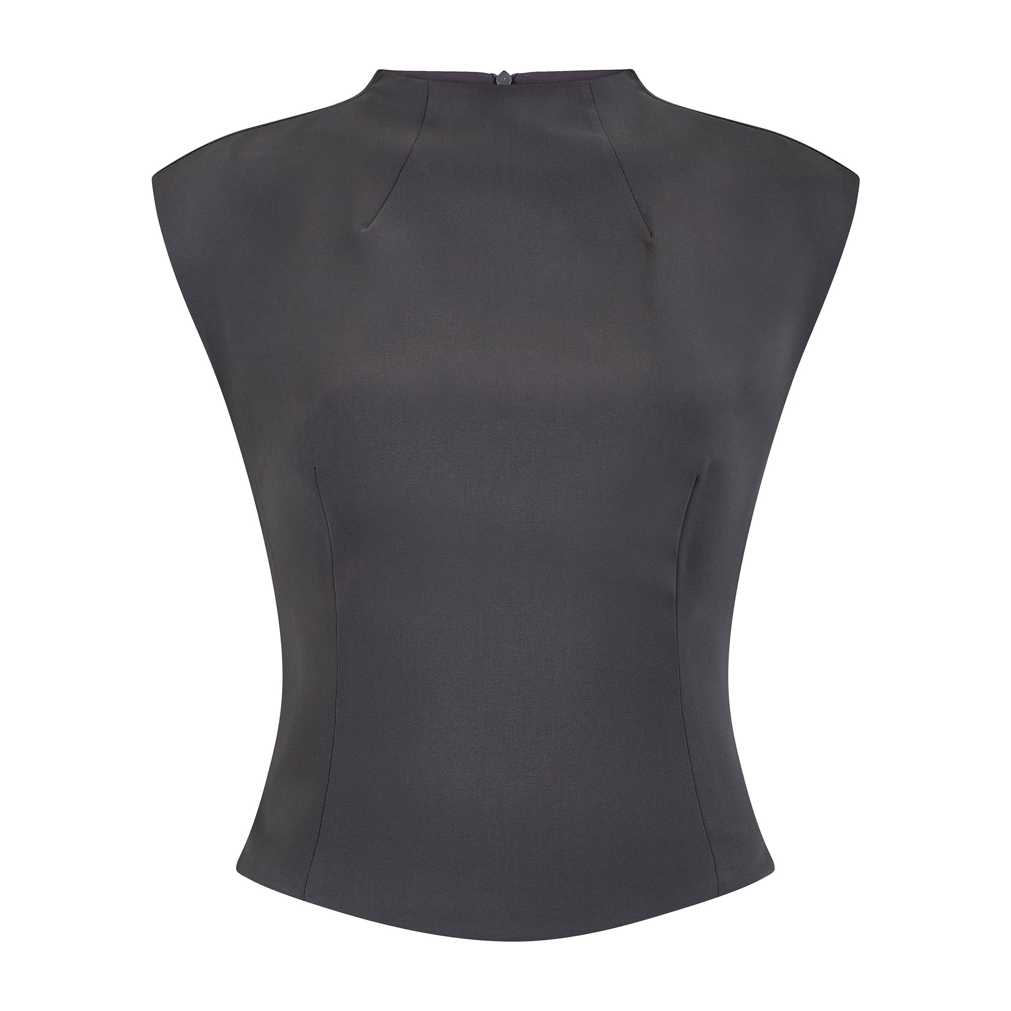 Odd Muse Fitted High Neck Mini Casual Dress - Black