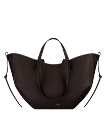 WOMEN'S STRUCTURED TEXTURED MIDI CASUAL TOTE BAG