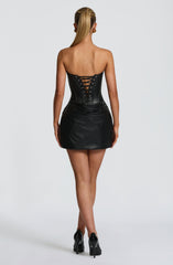 Palmer Black Mini Dress