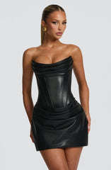 Palmer Black Mini Dress