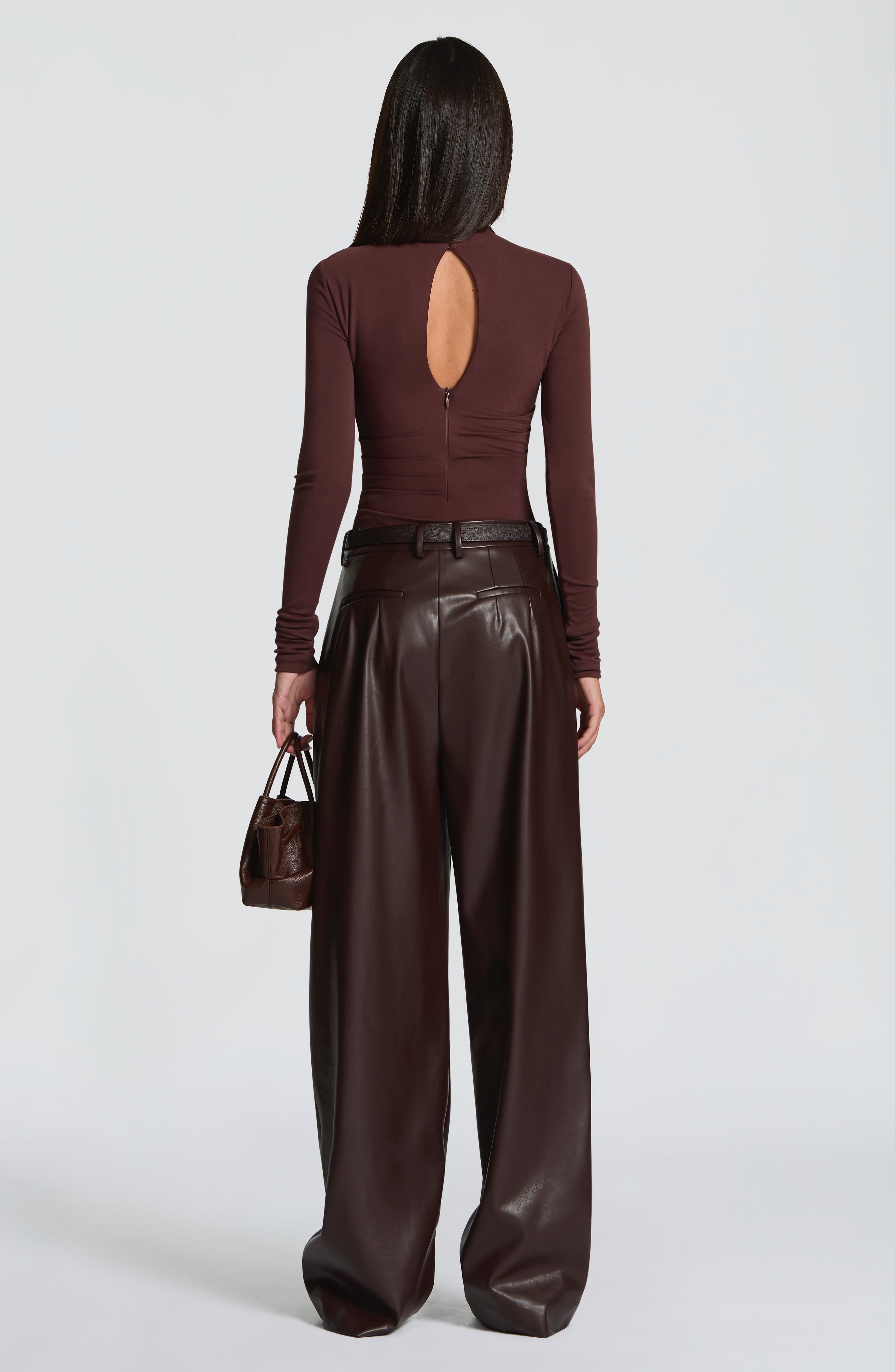 Pearson Plum Brown Bodysuit