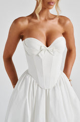 Ivory Prim Midi Dress