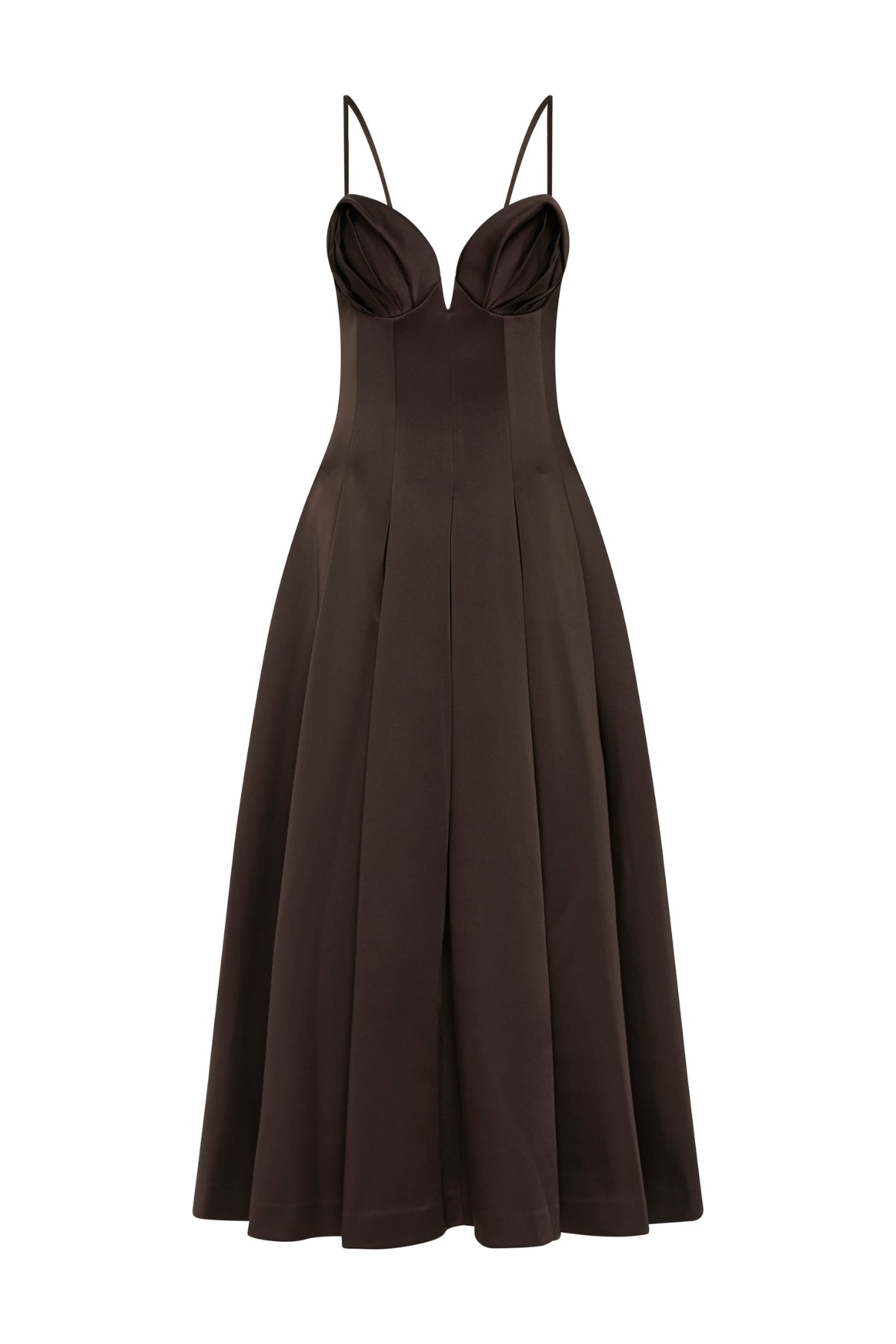 Saskia Midi in Chocolate