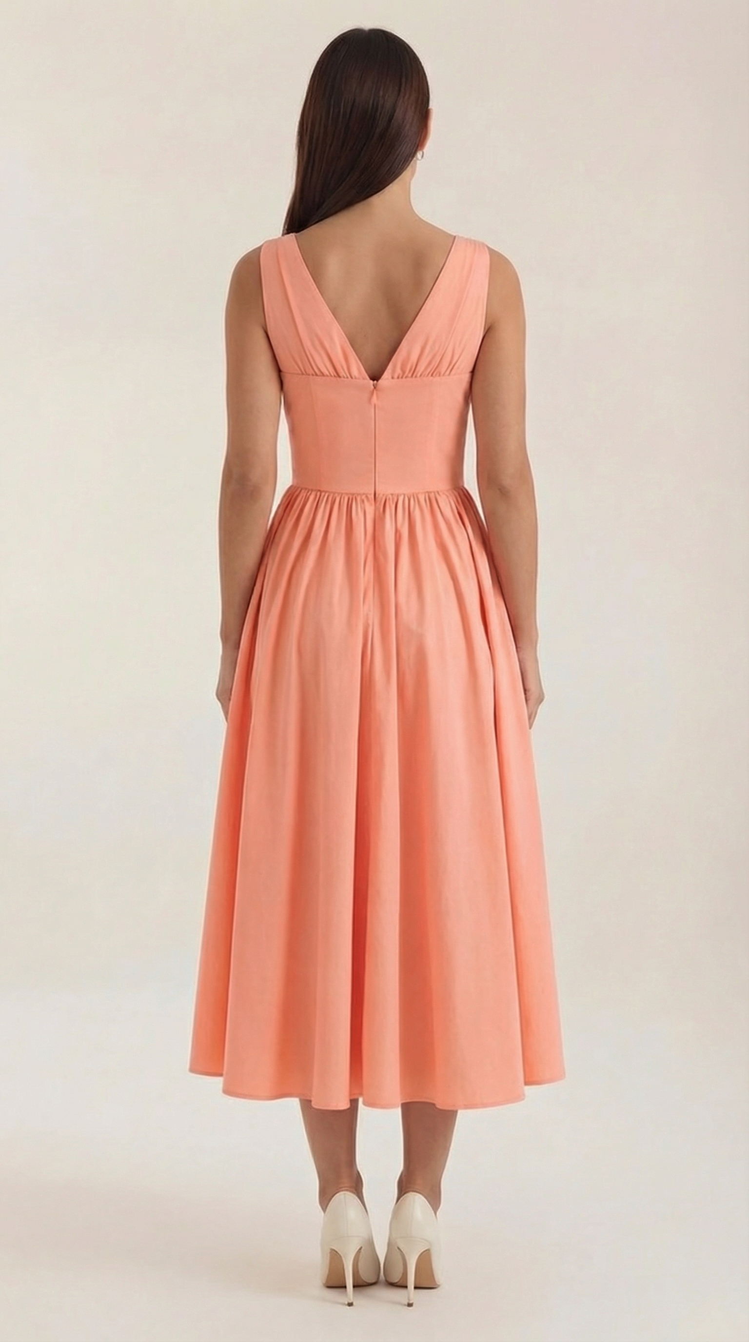Cassiopeia Midi Plunge Dress