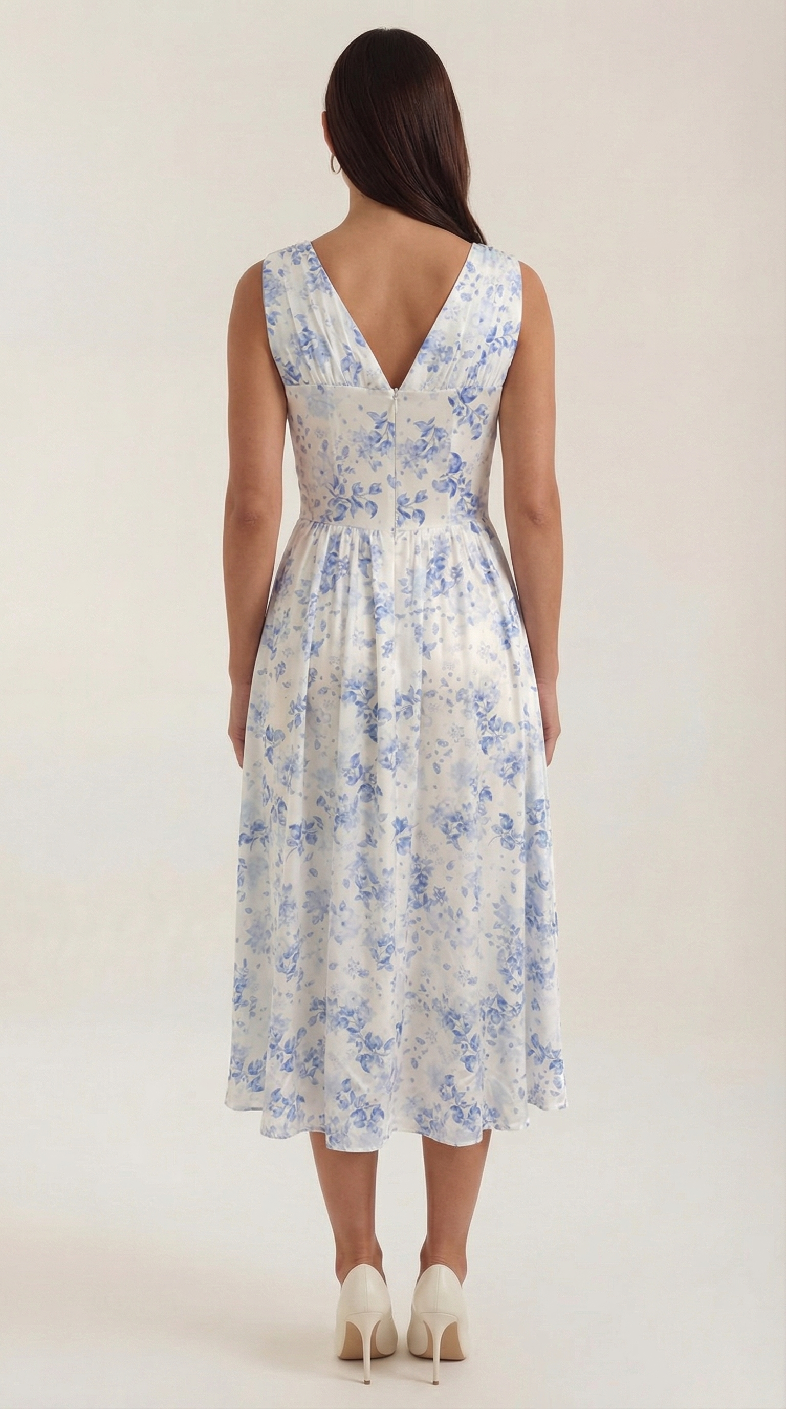 Cassiopeia Midi Plunge Dress