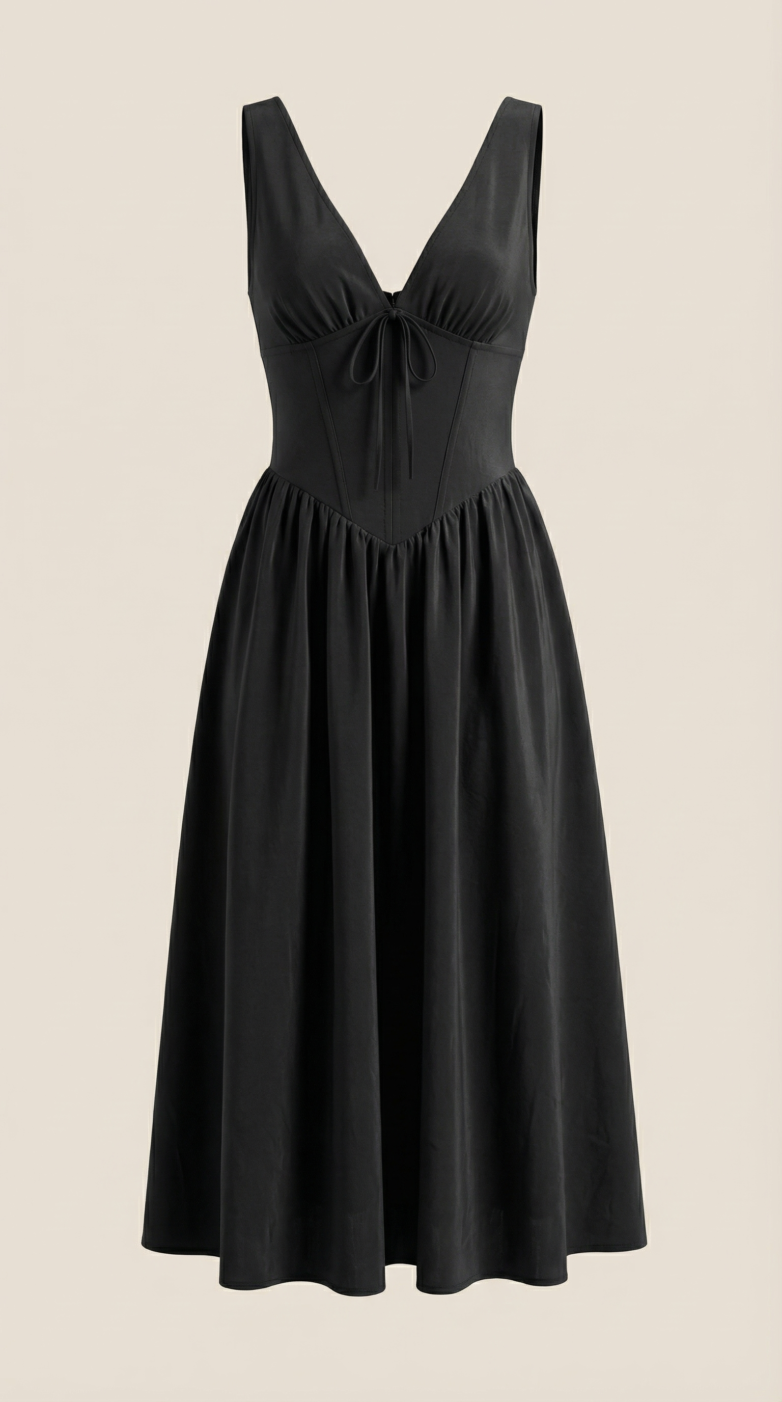 Cassiopeia Midi Plunge Dress