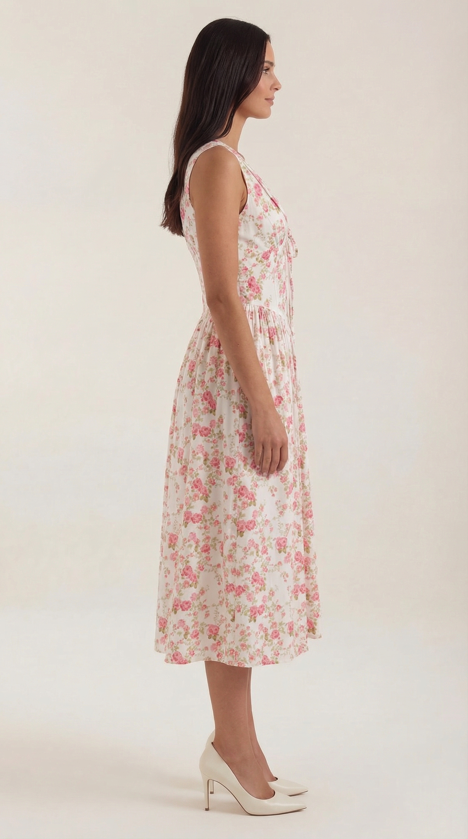Cassiopeia Midi Plunge Dress