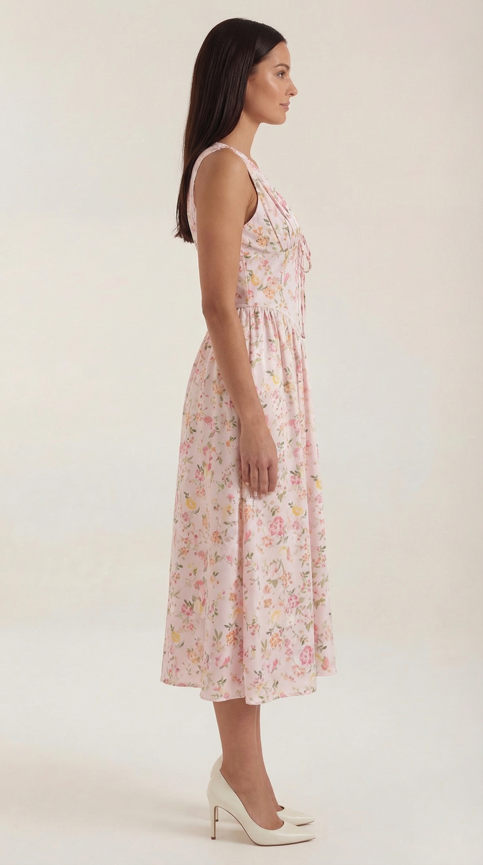 Cassiopeia Midi Plunge Dress