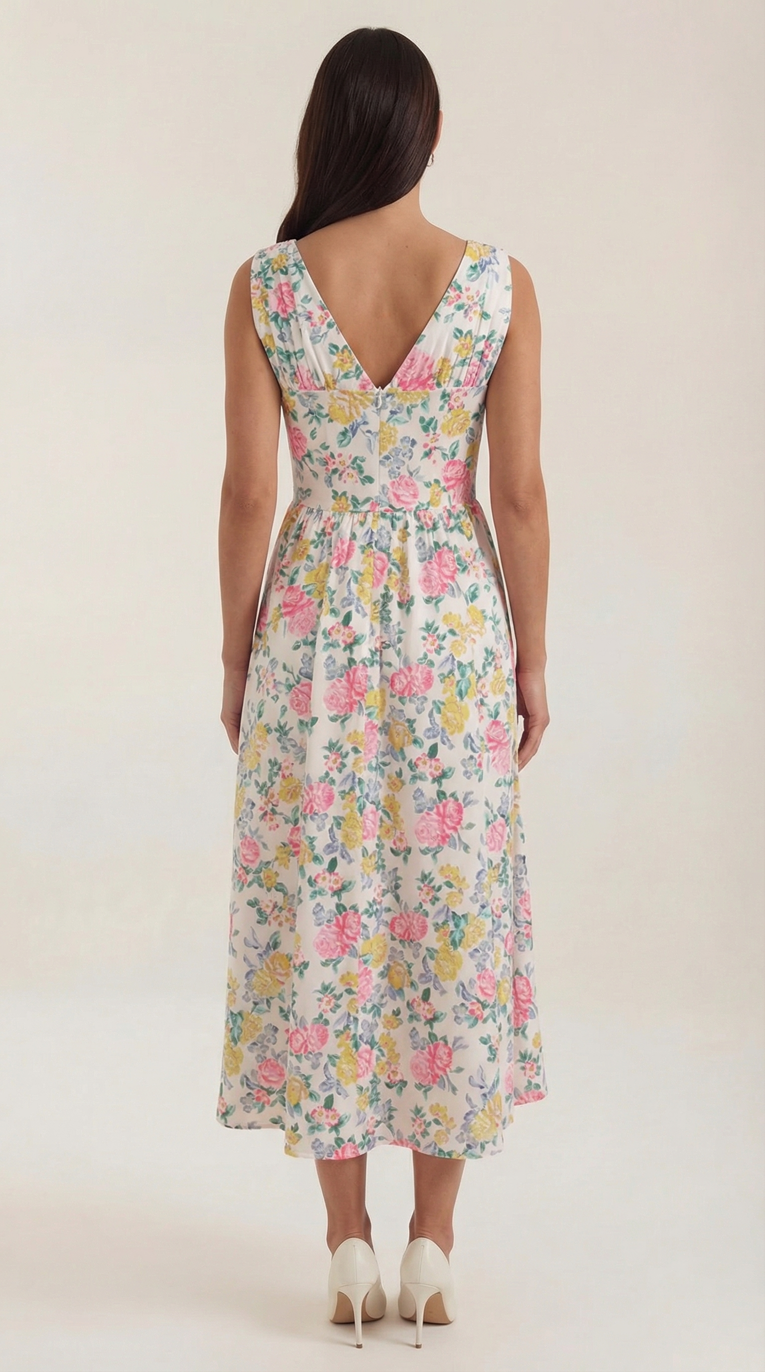 Cassiopeia Midi Plunge Dress