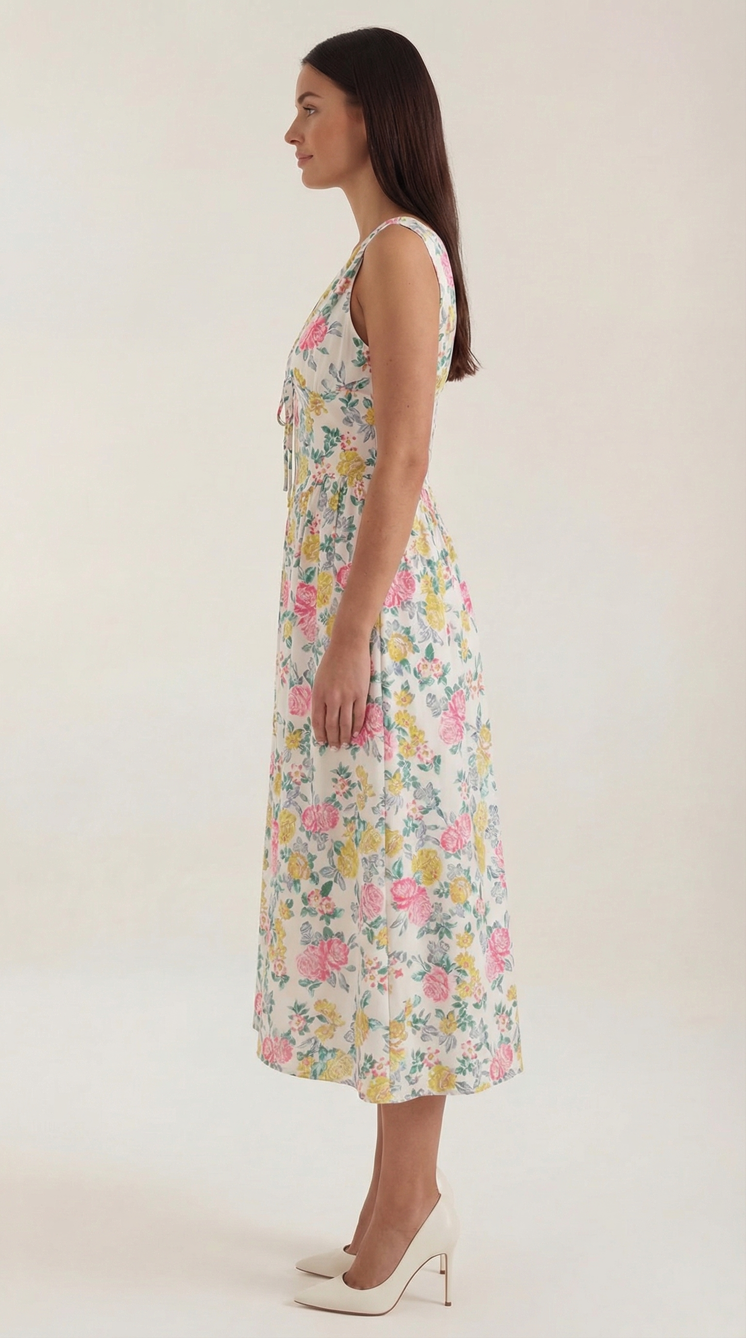 Cassiopeia Midi Plunge Dress