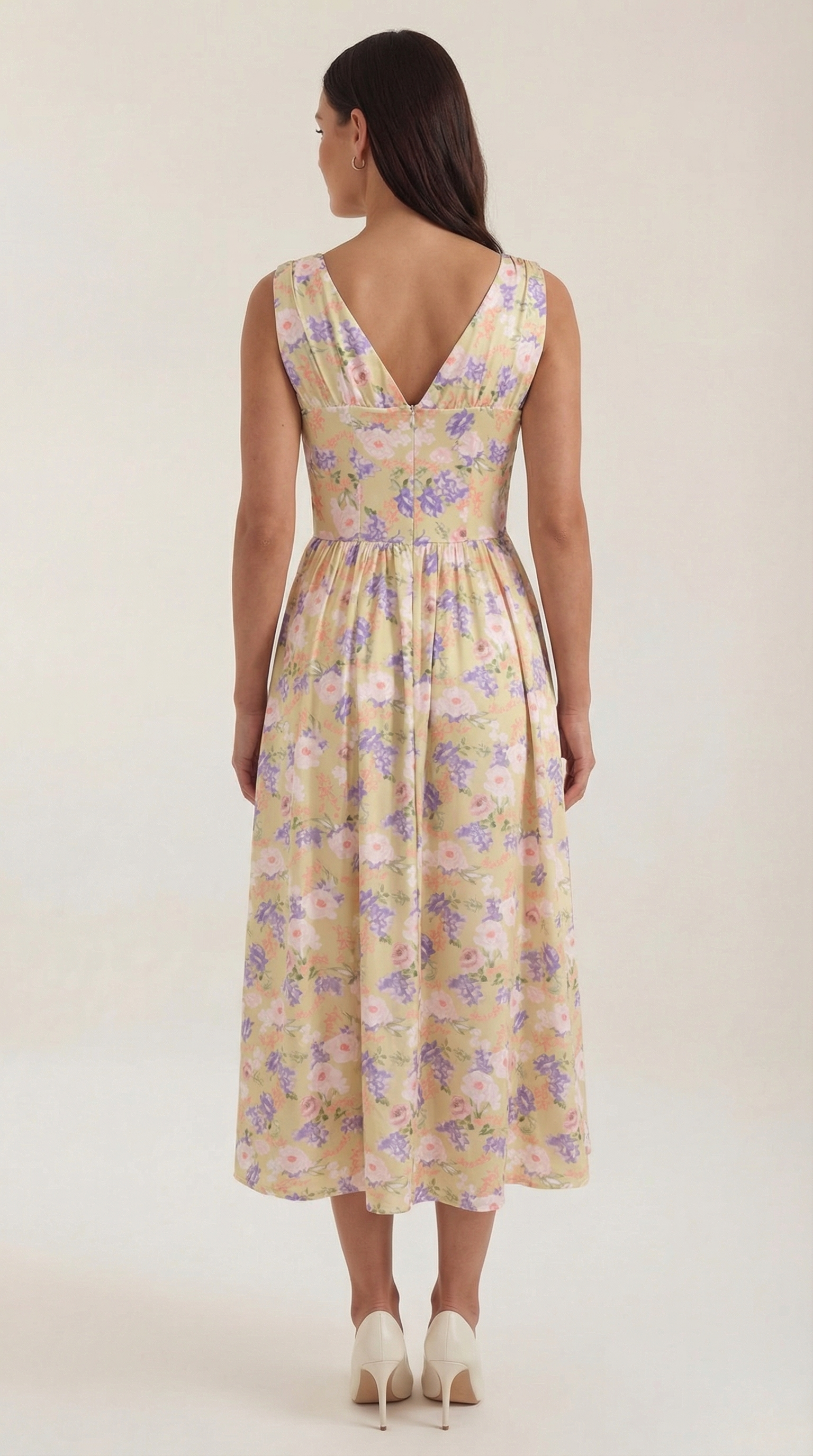 Cassiopeia Midi Plunge Dress