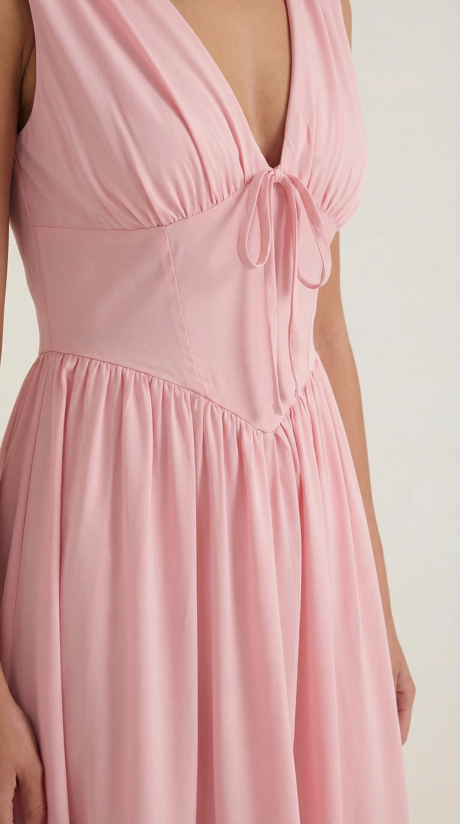 Cassiopeia Midi Plunge Dress