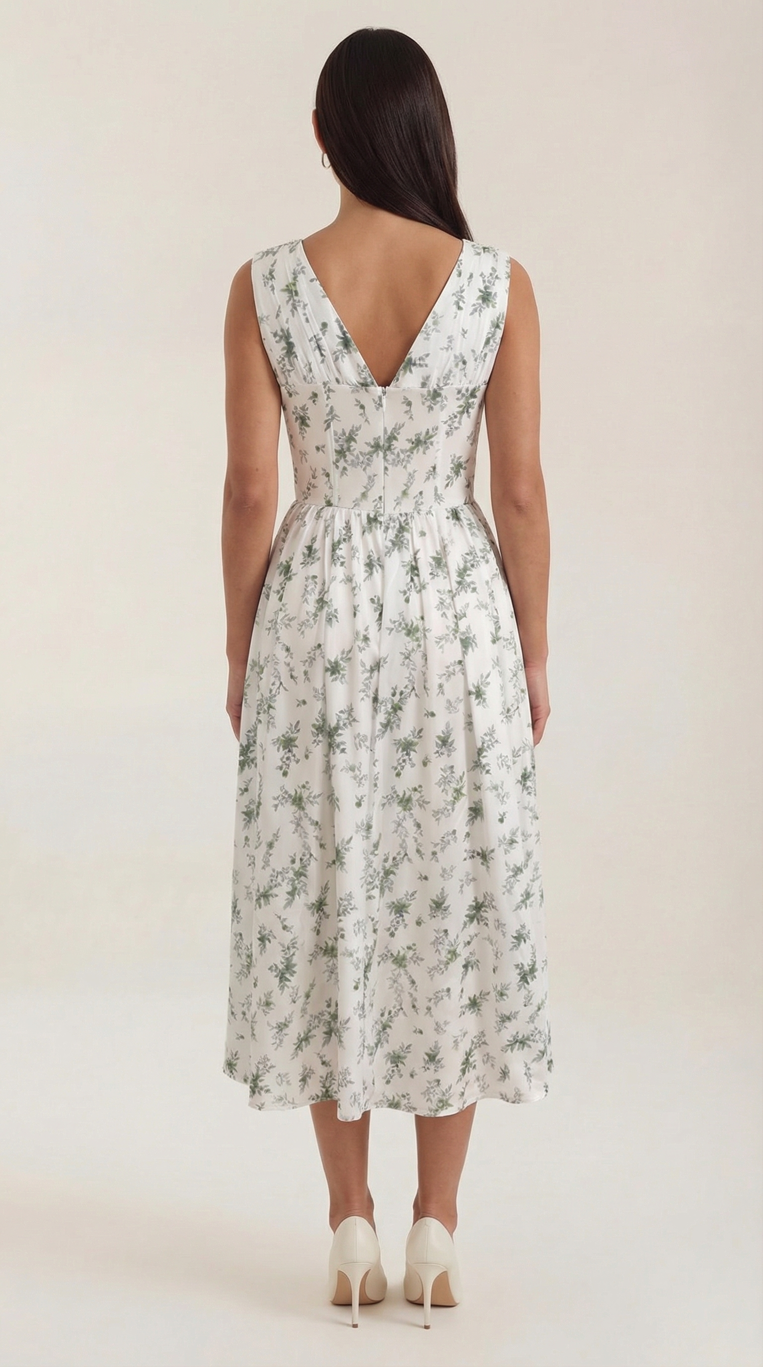 Cassiopeia Midi Plunge Dress