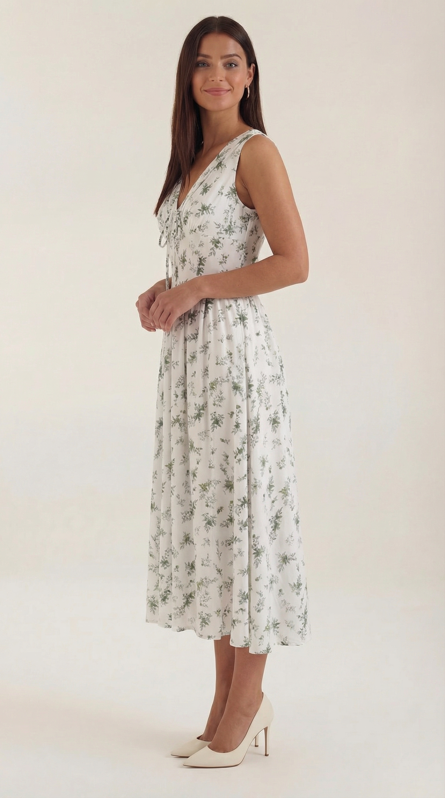 Cassiopeia Midi Plunge Dress