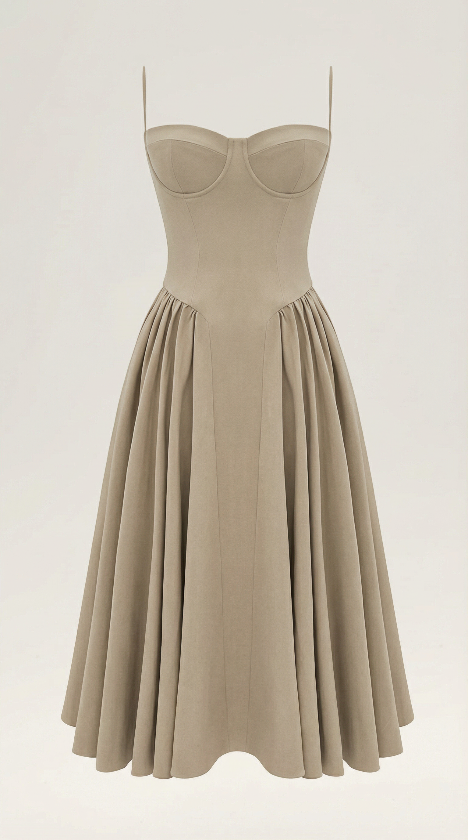 Odette Corset Midi Dress