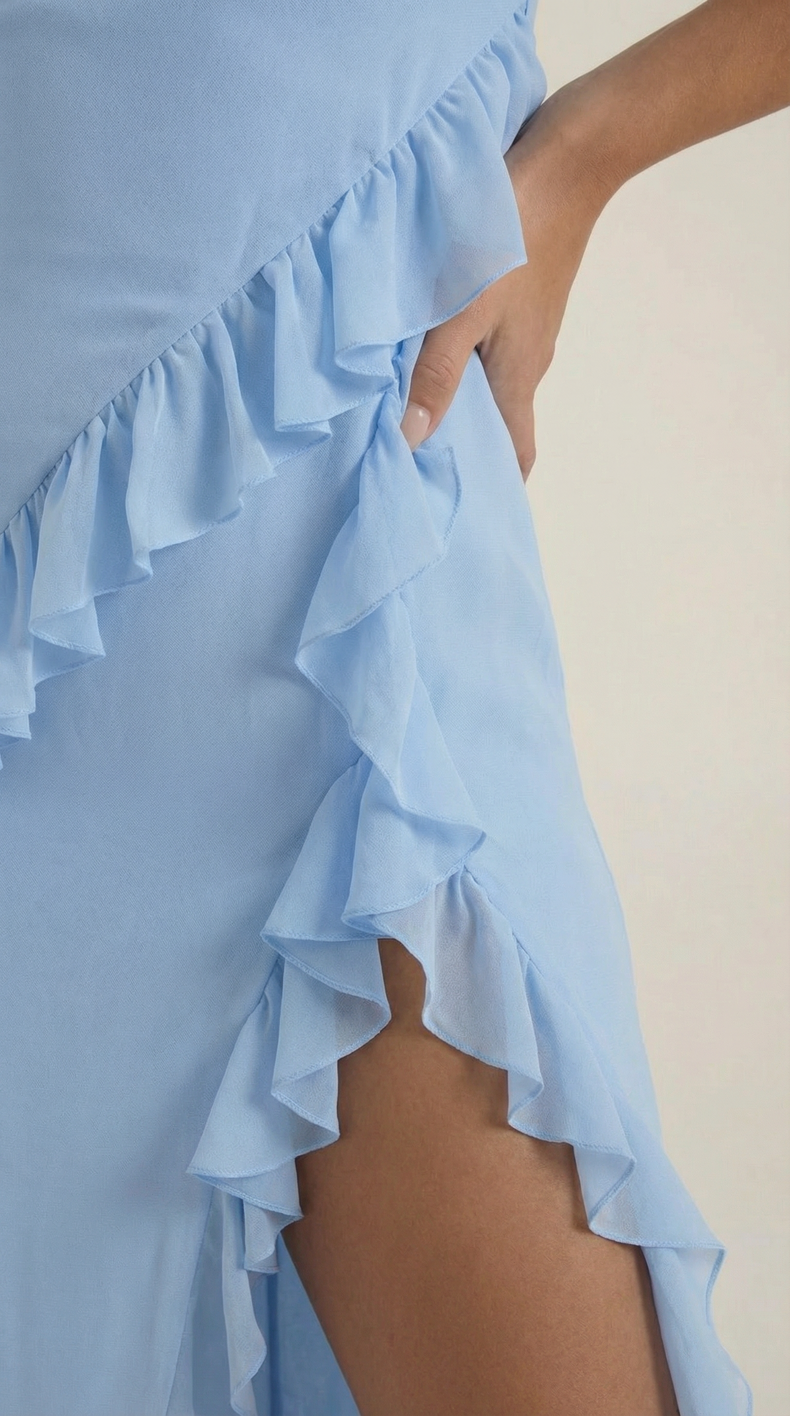 Susan Ruffled Maxi Dress