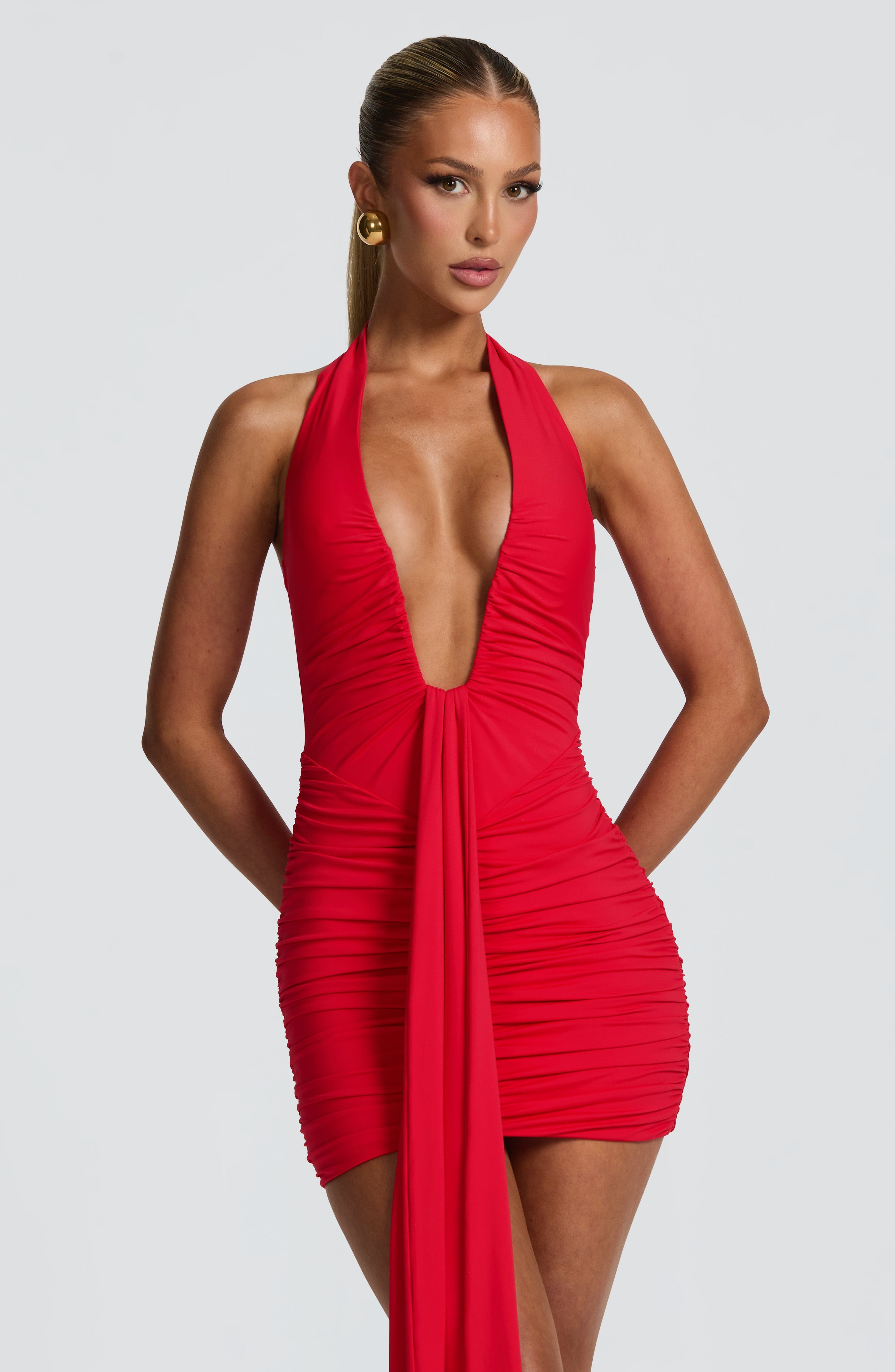 Rosetta Red Mini Dress