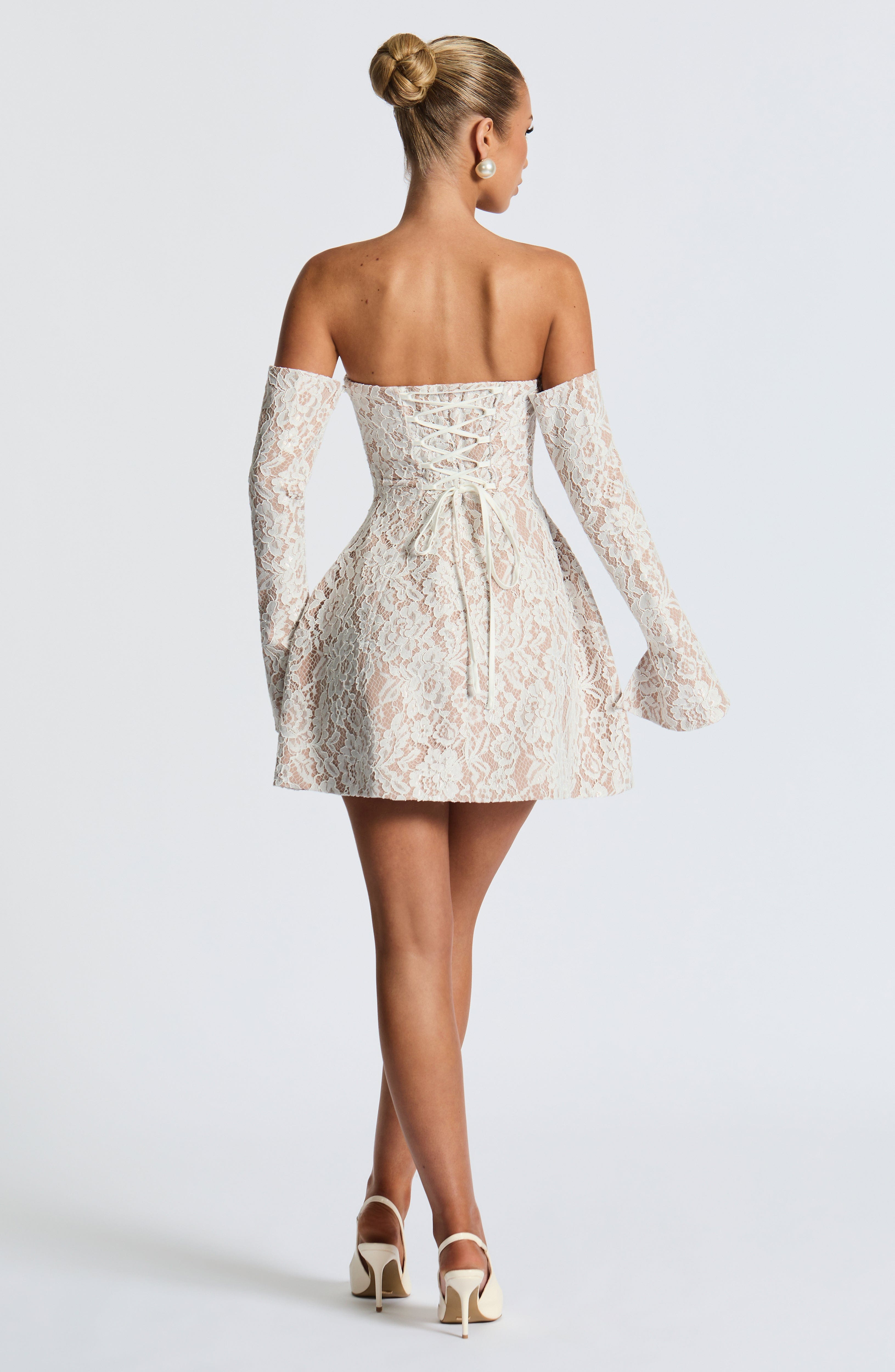 Salone Ivory Mini Dress
