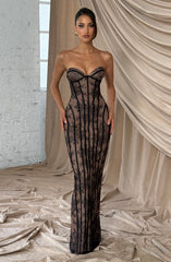 Sian Si Maxi Dress - Black