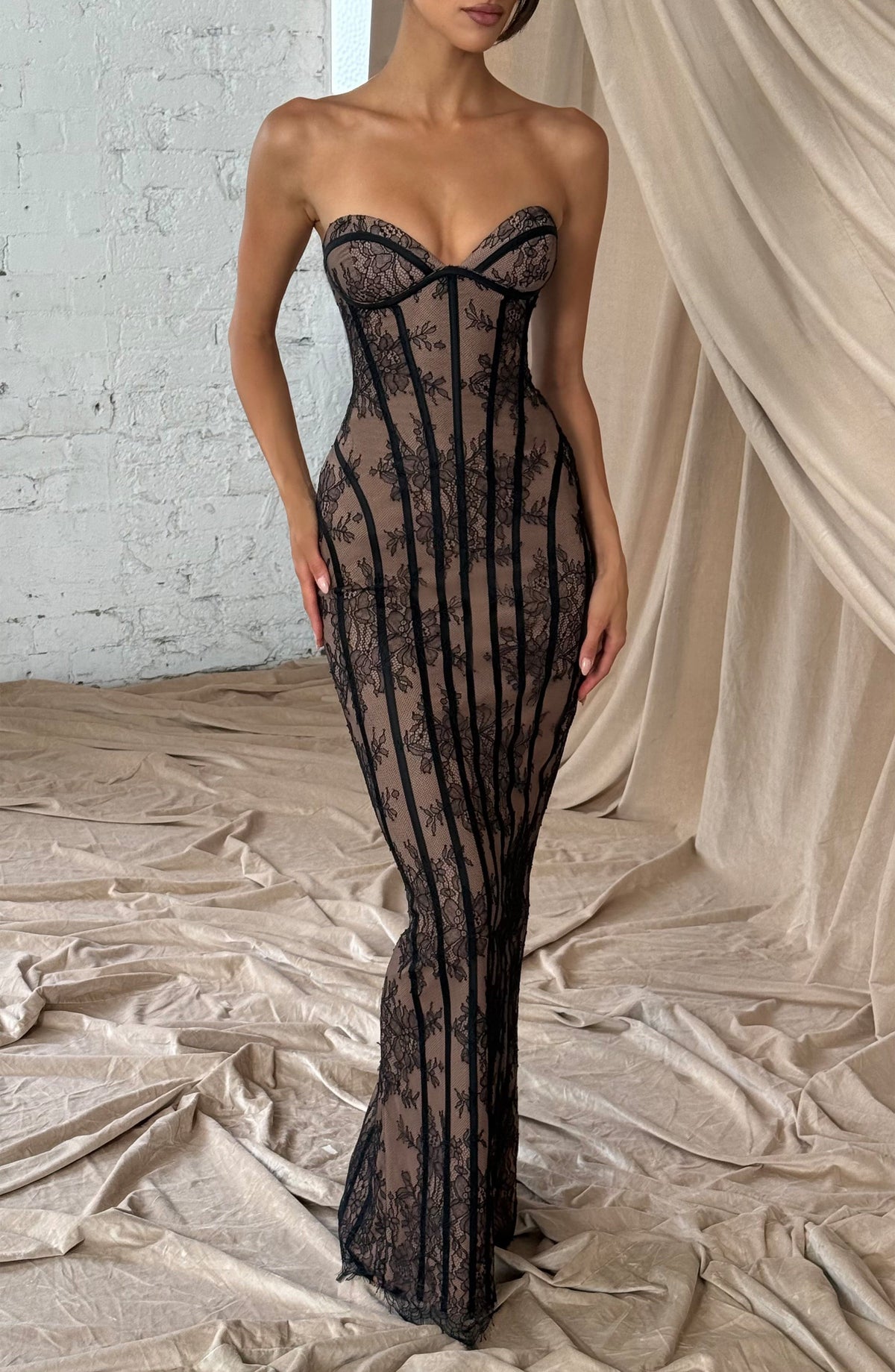 Sian Si Maxi Dress - Black