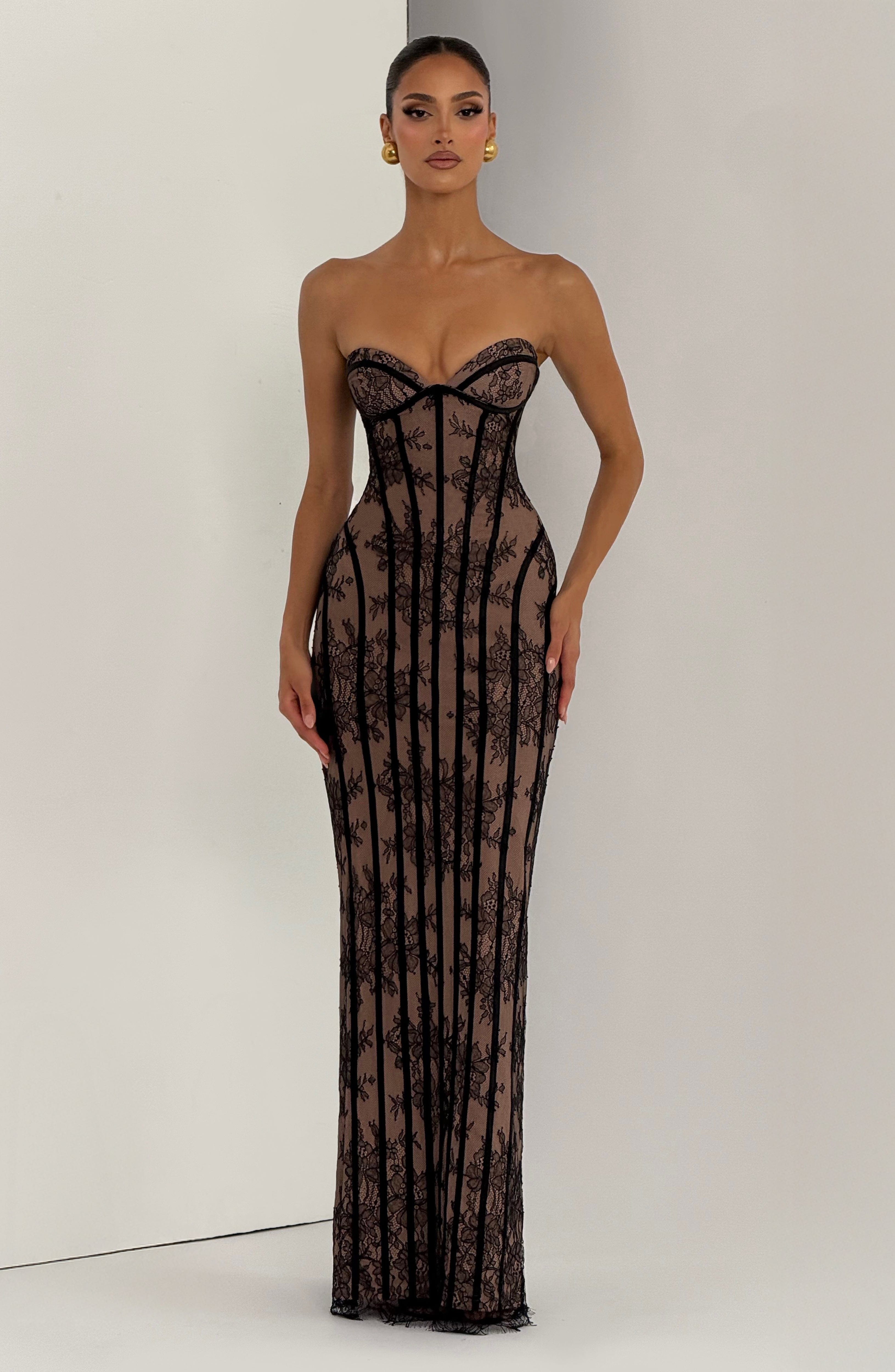 Sian Si Maxi Dress - Black