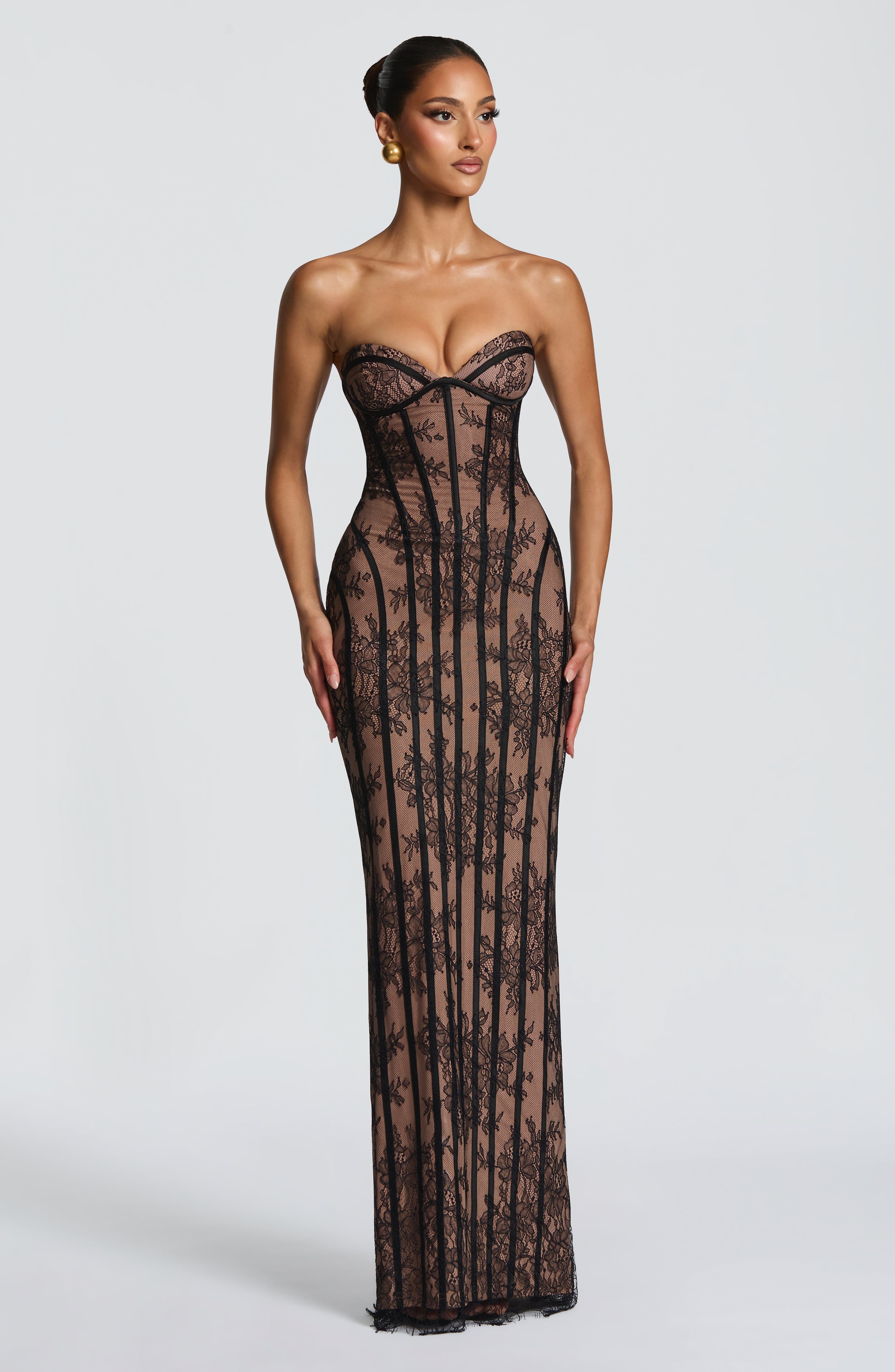 Sian Si Maxi Dress - Black