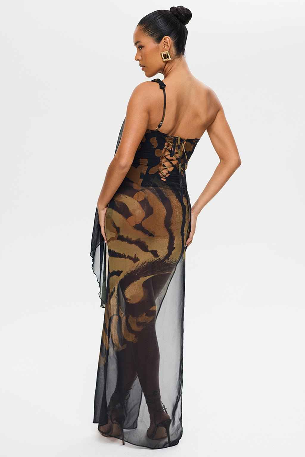 Solstice Sheer Chiffon Maxi Dress