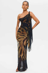 Solstice Sheer Chiffon Maxi Dress