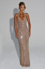 Starla Gold Maxi Dress