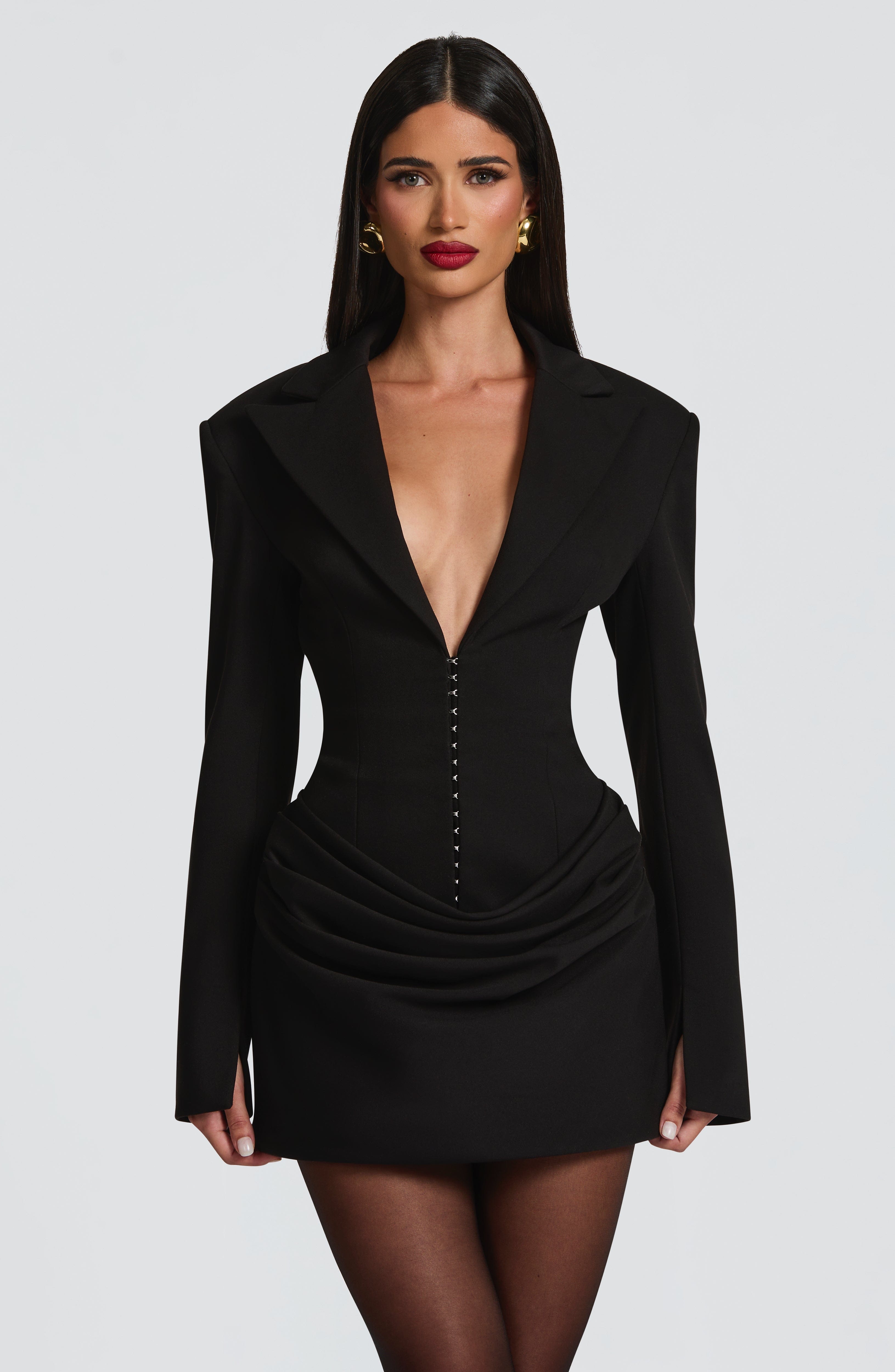 Susie Black Mini Dress