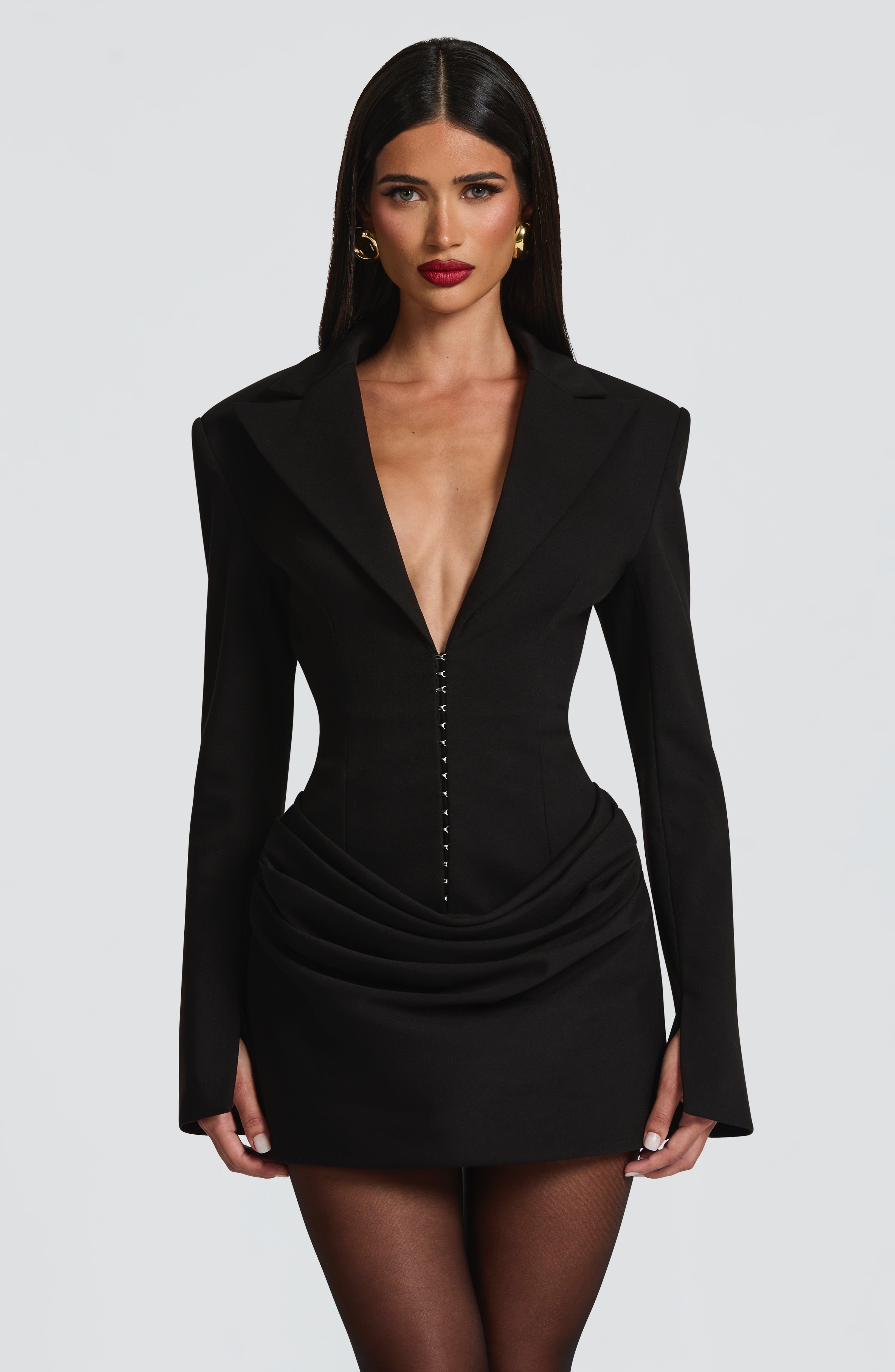 Susie Black Mini Dress