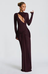 Tahnee Plum Maxi Dress