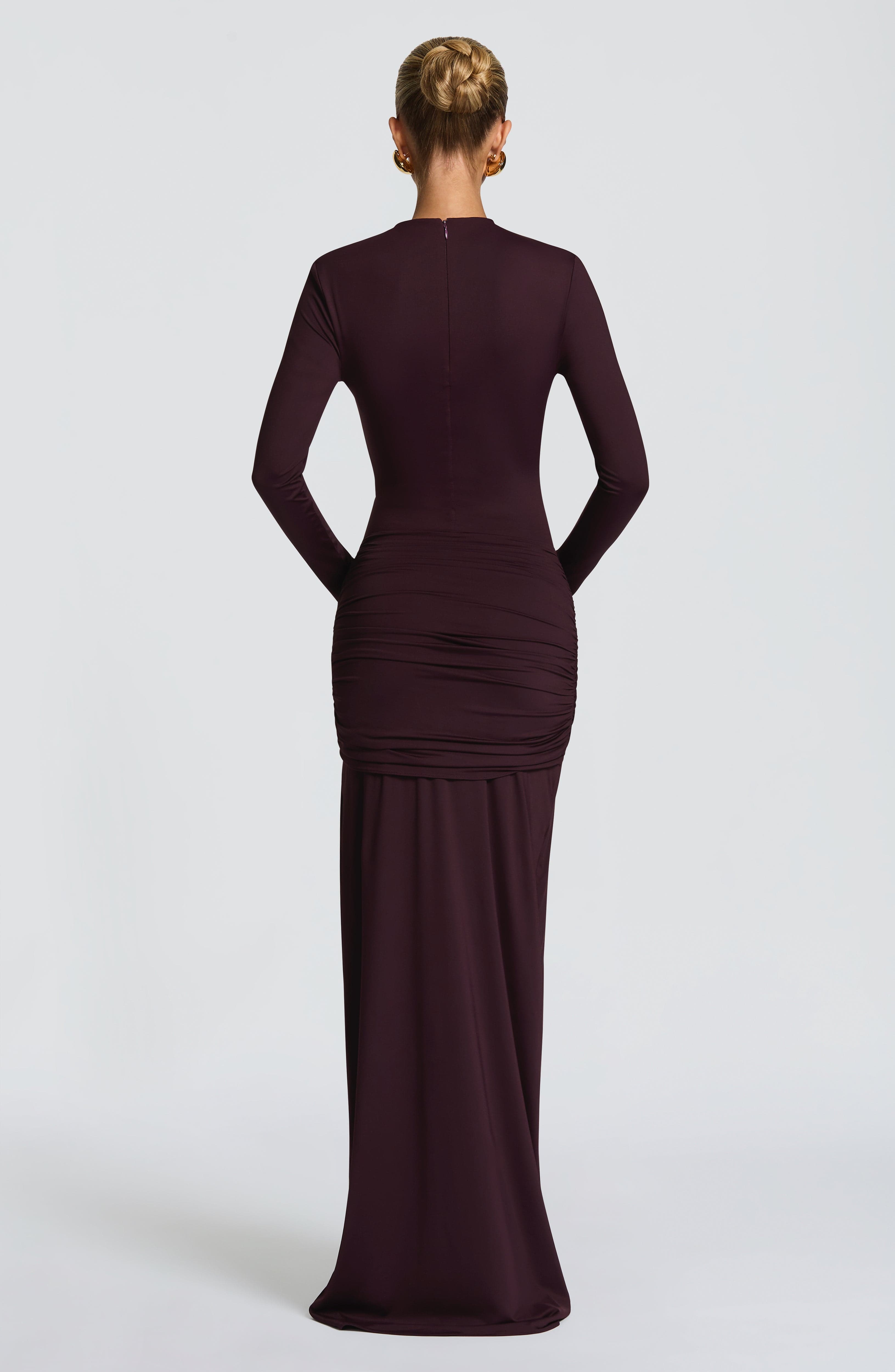 Tahnee Plum Maxi Dress