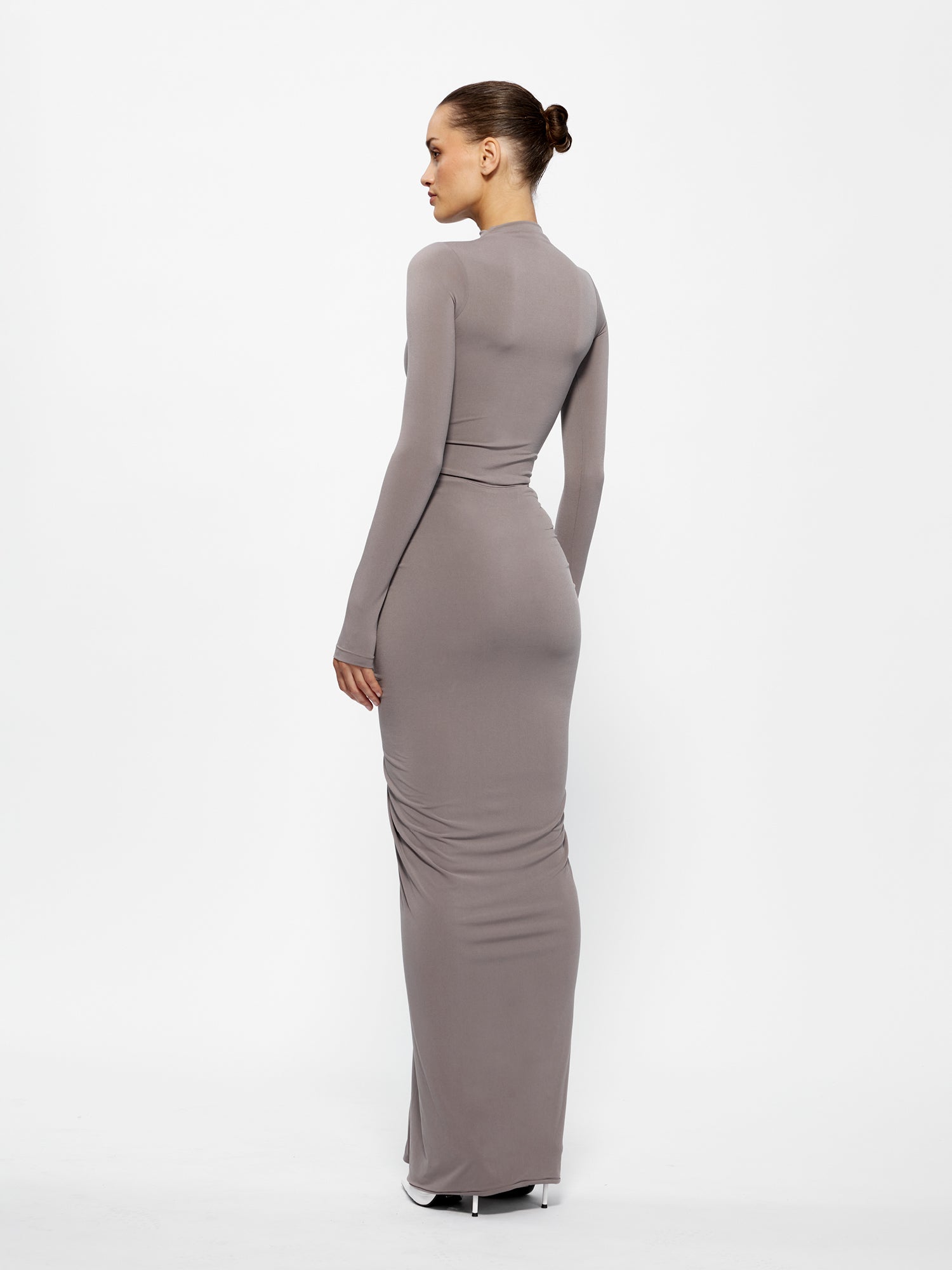 Tia Bodysuit - Nutmeg Maxi dress