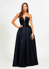 Lucille Gown in Navy Blue (TA611)