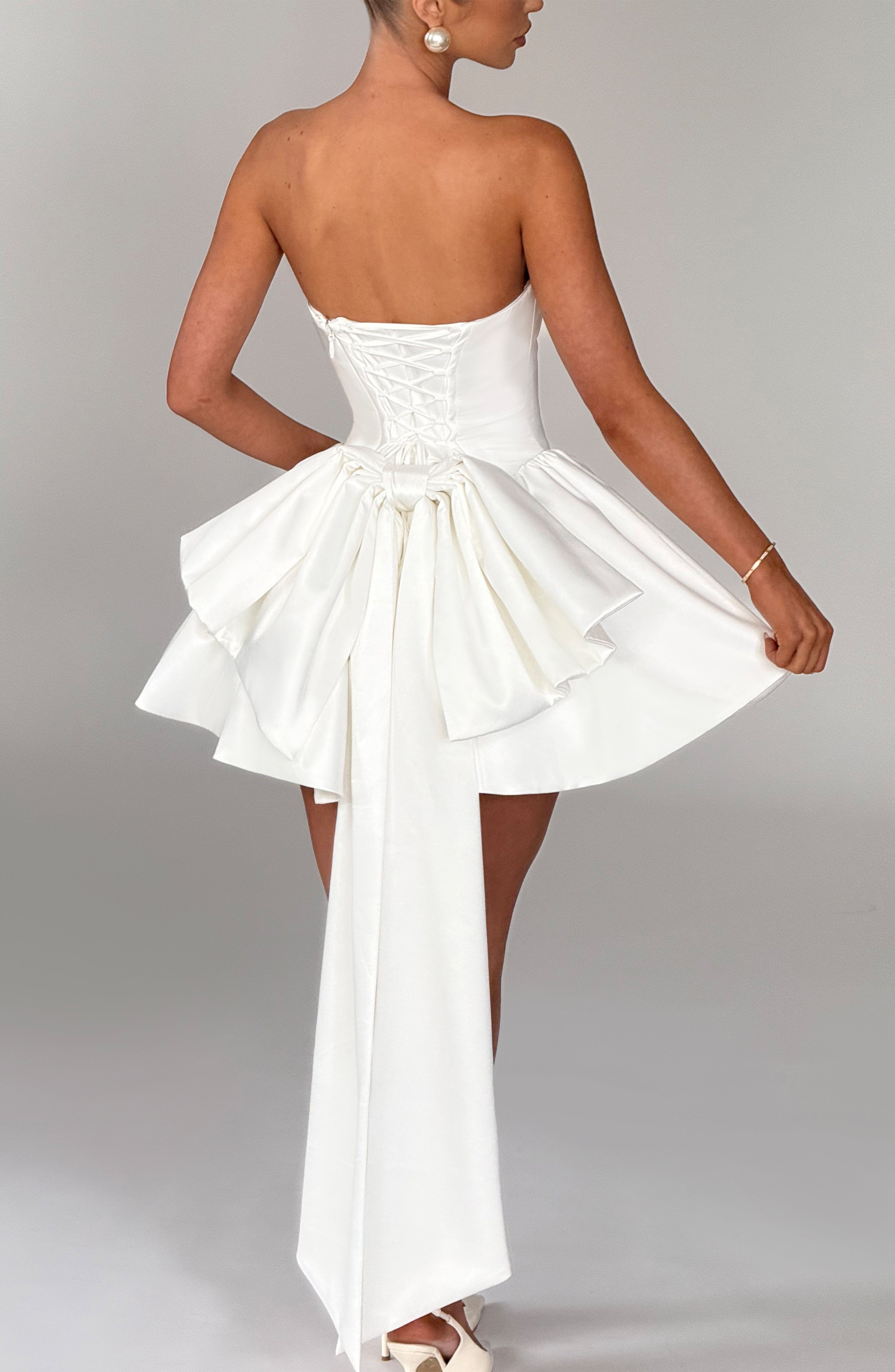 Ivory Trinity Mini Dress
