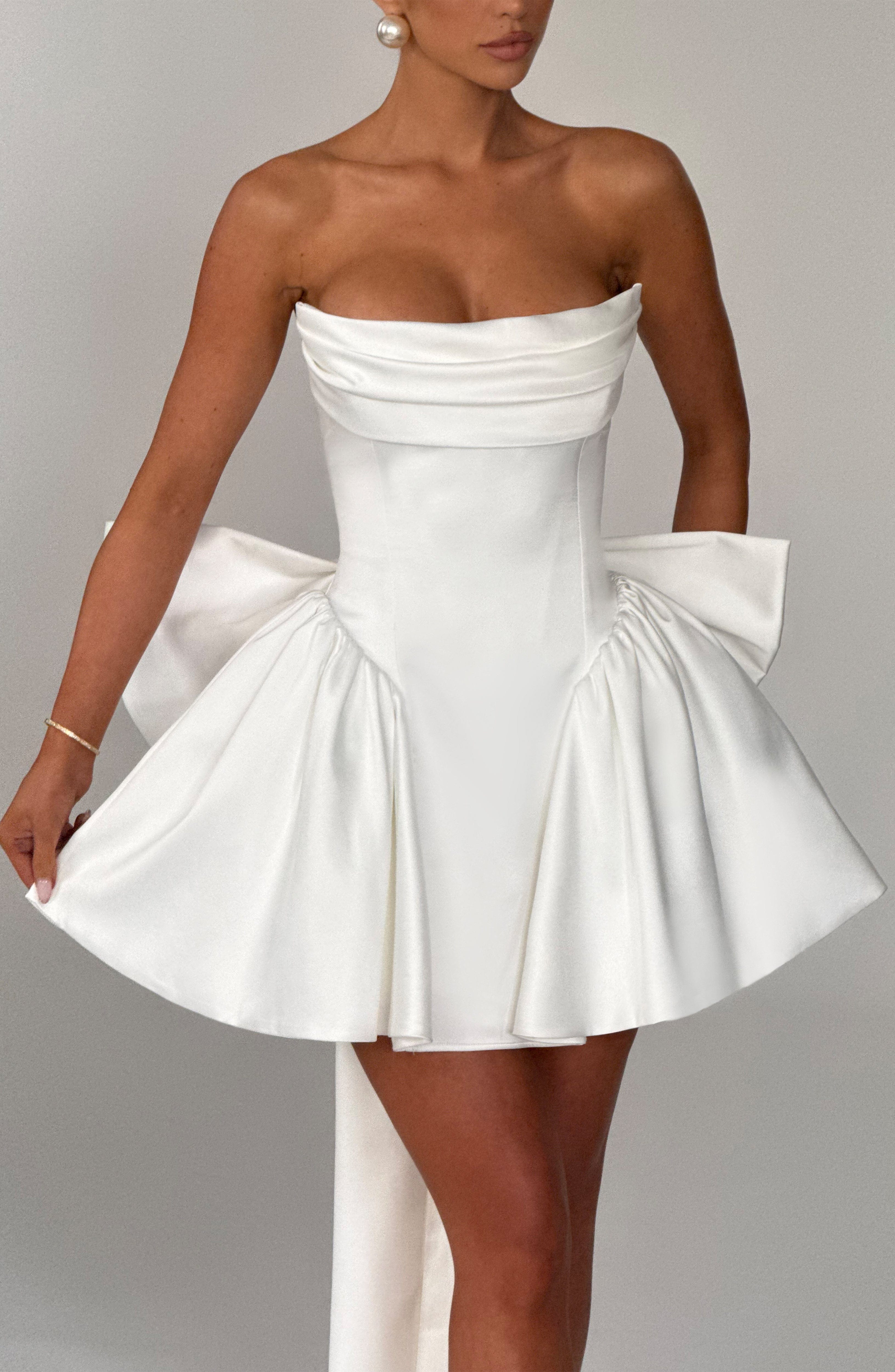 Ivory Trinity Mini Dress