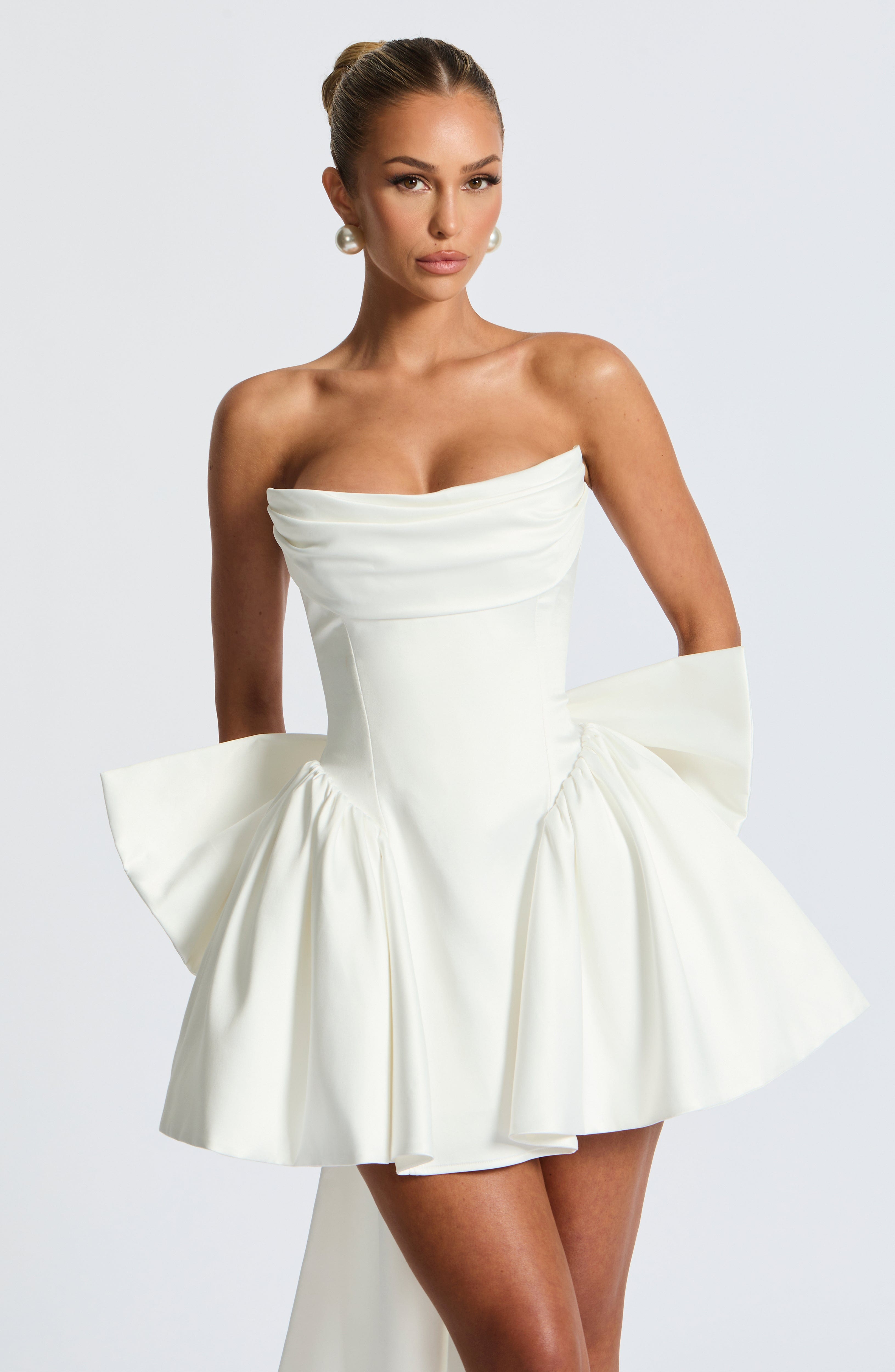 Ivory Trinity Mini Dress