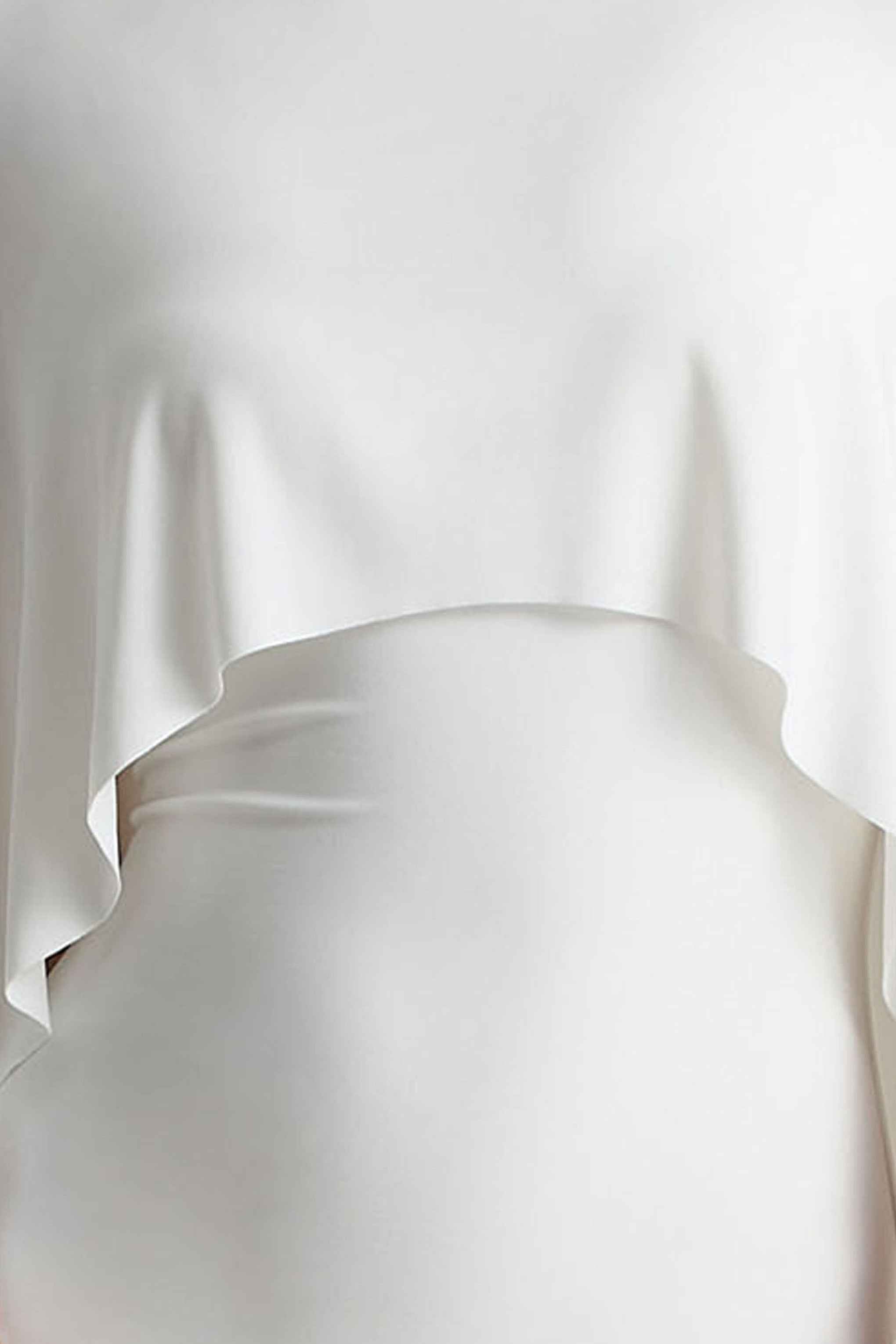 Padma Maxi Dress - White Cape Sleeves