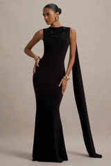 Mia Maxi Dress - Black Sash