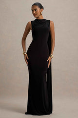 Mia Maxi Dress - Black Sash