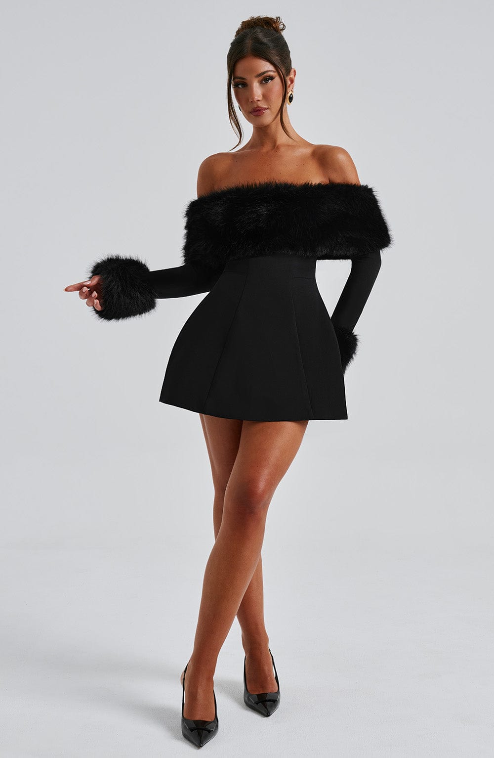 Black Villanelle Mini Dress