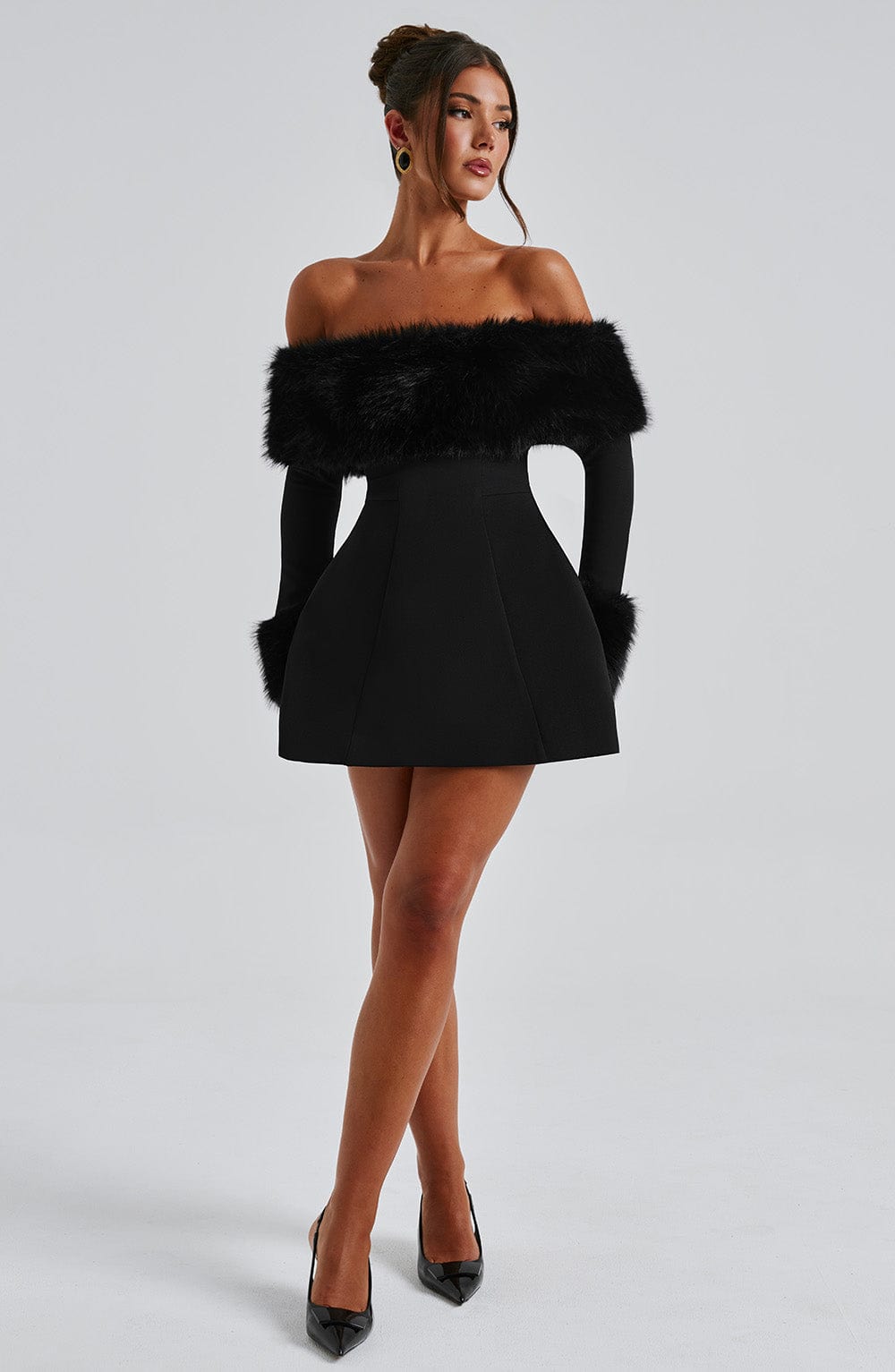 Black Villanelle Mini Dress