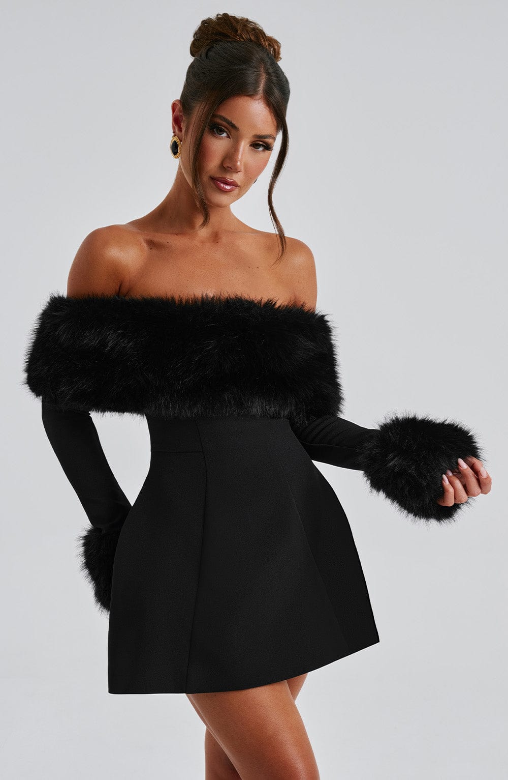 Black Villanelle Mini Dress