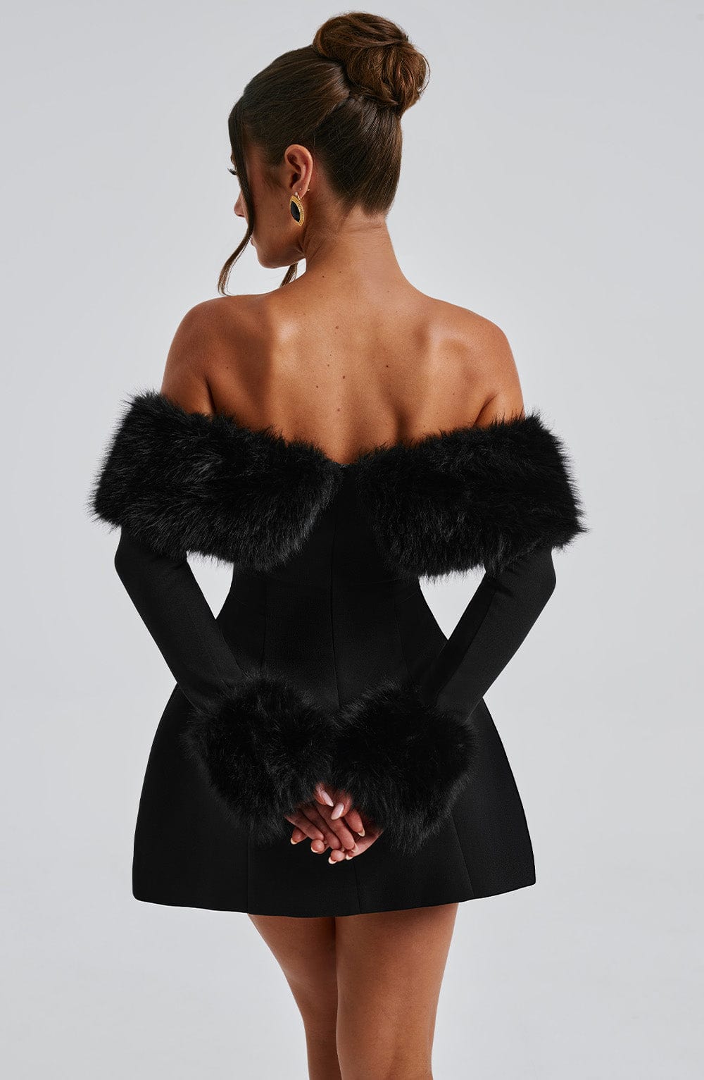 Black Villanelle Mini Dress